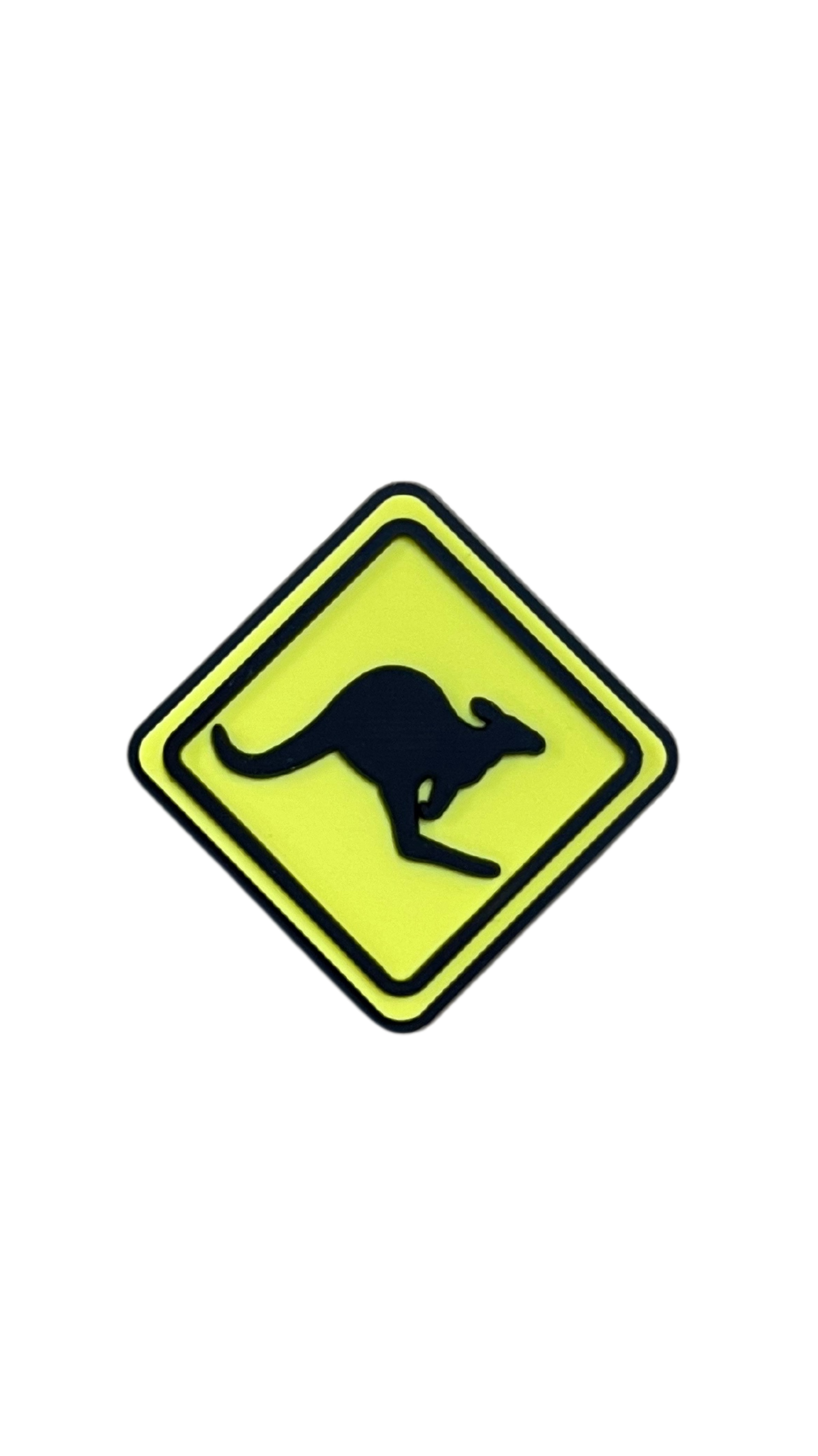 Shoe Charm - Kangaroo Road Sign - Wilmot Harvey