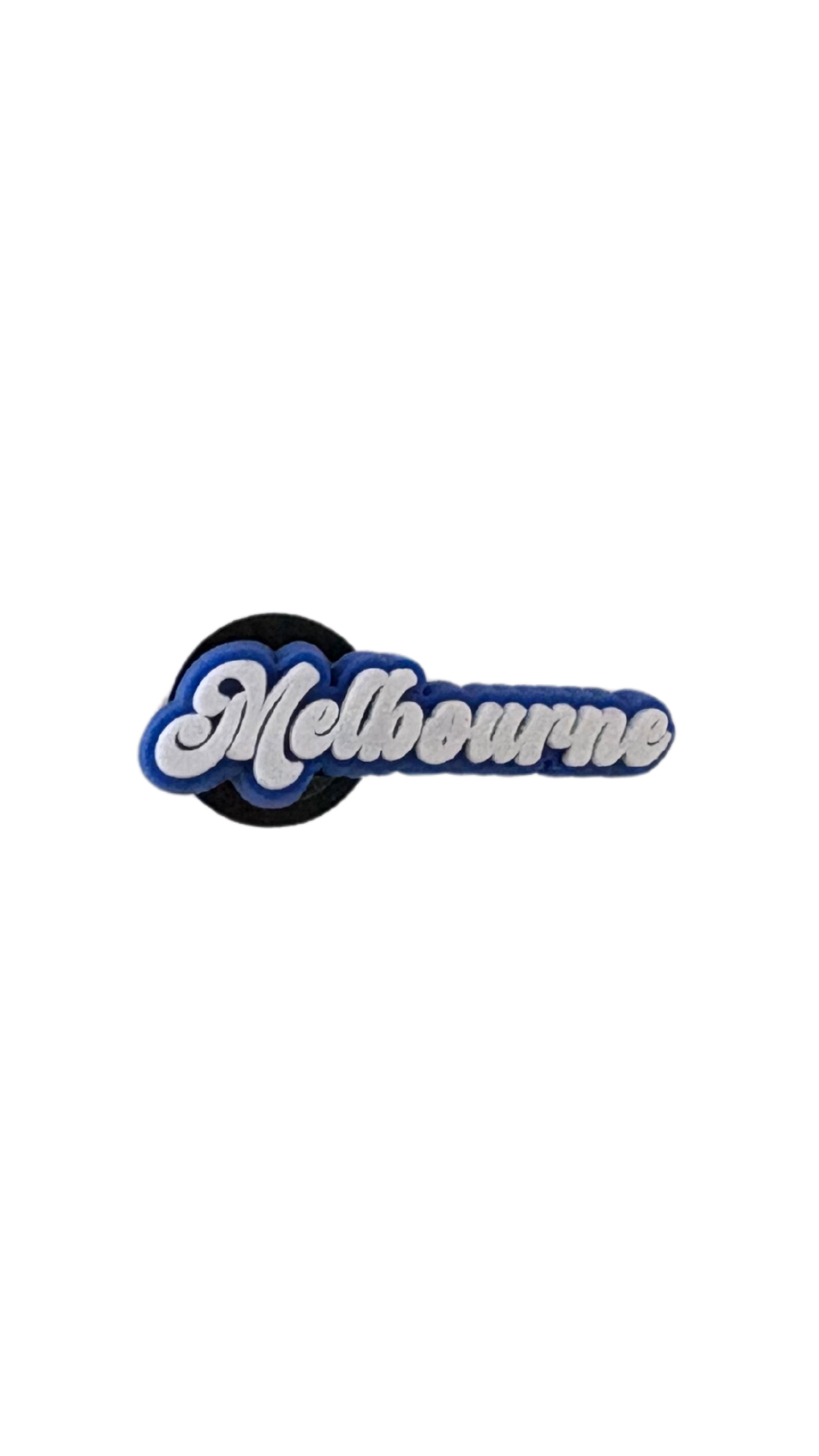 Shoe Charm - Melbourne Text