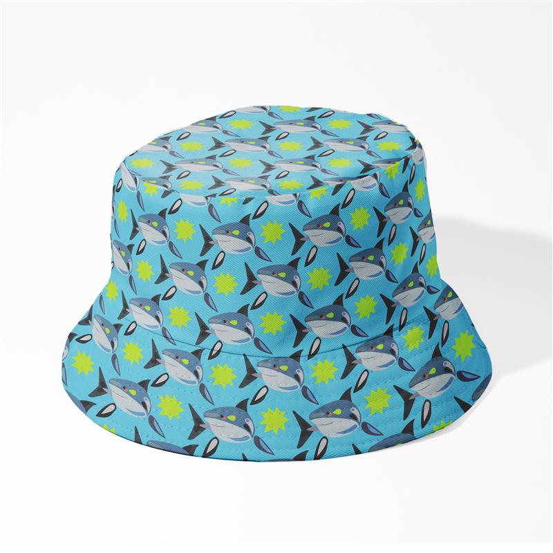 Pete Cromer Kid's Bucket Hat - Shark