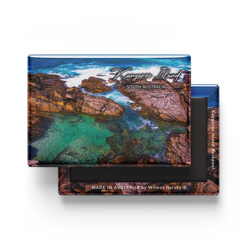 Tin Fridge Magnet - Kangaroo Island Rockpool