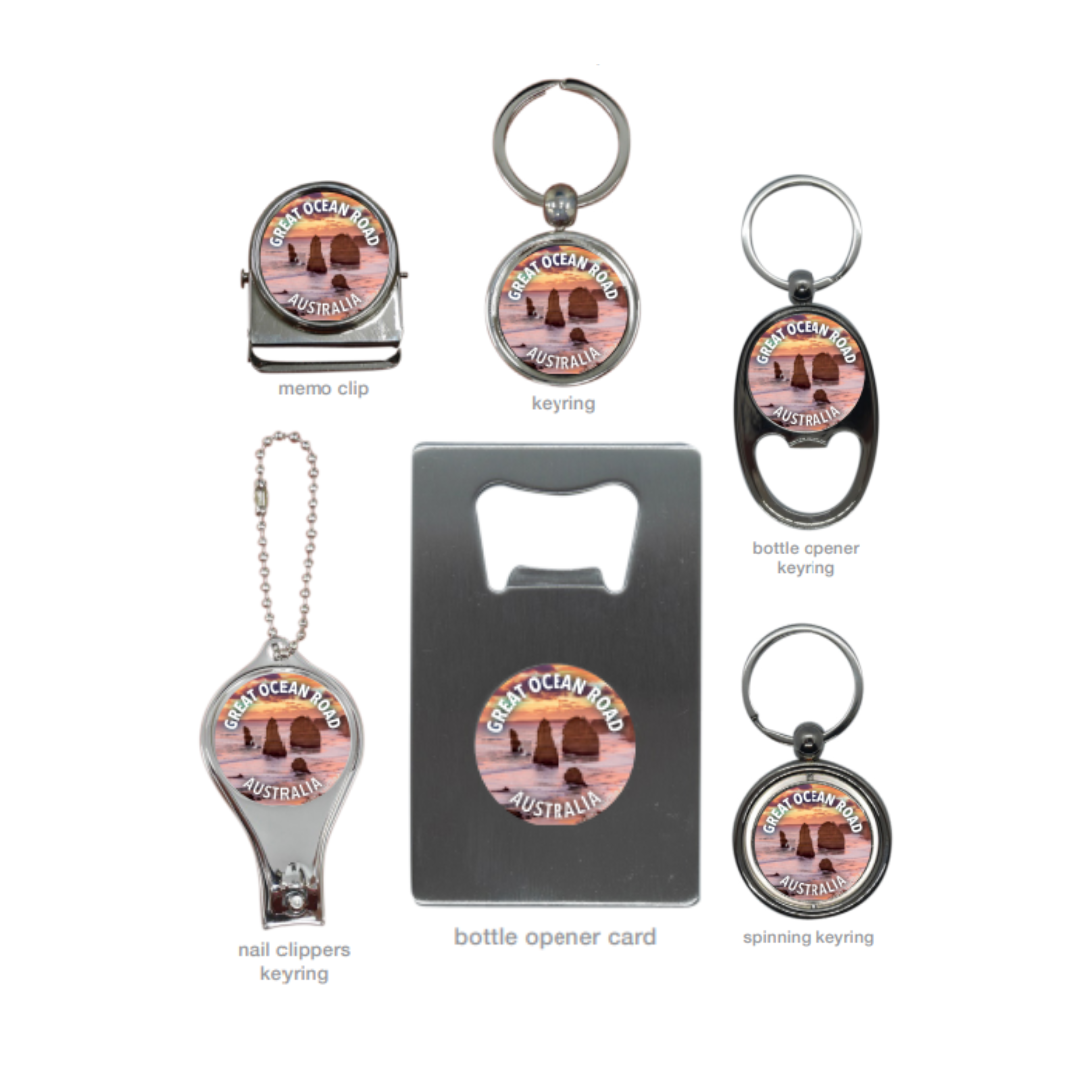 30mm Crest Great Ocean Road Twelve Pink Sunset - Various Products (All in stock so please order)