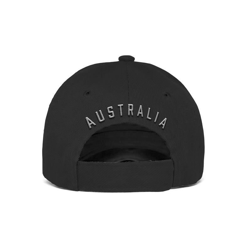 Cap - Koala with Australia Flag Black