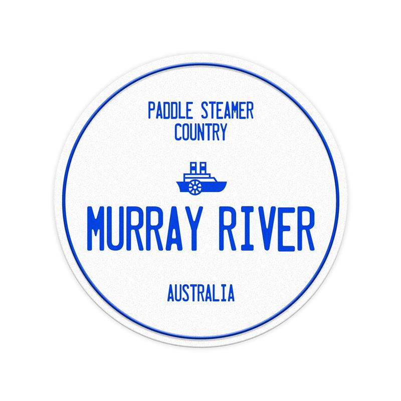 Number Plate Magnet - Murray River Round