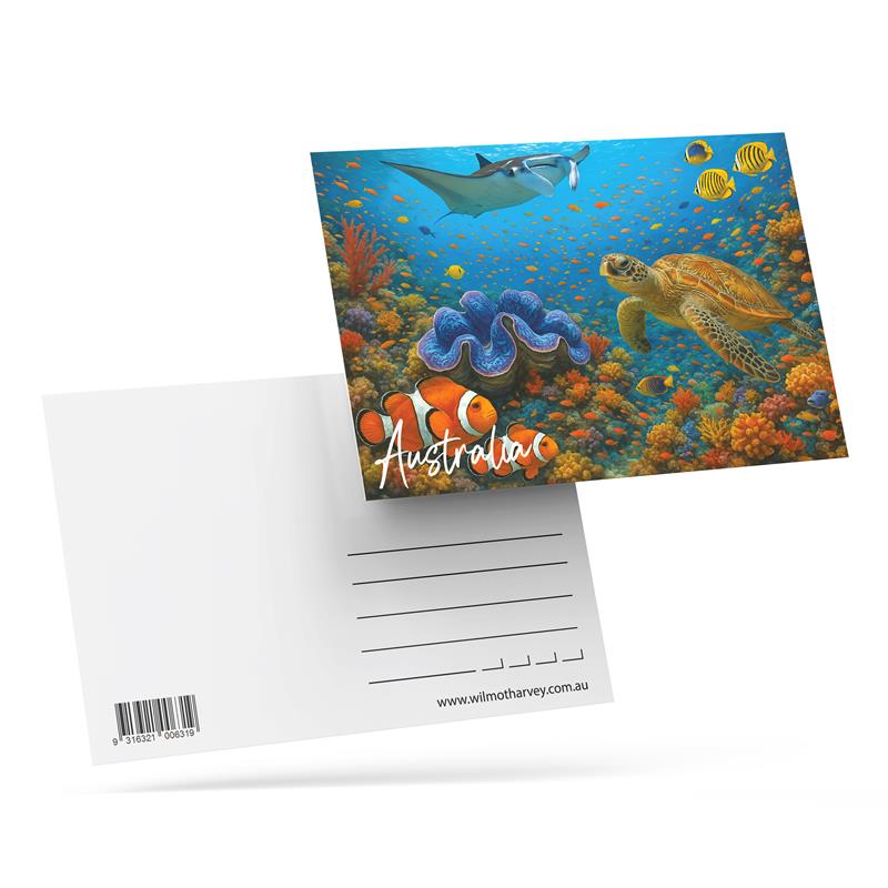 3D Postcard - Coral Reef