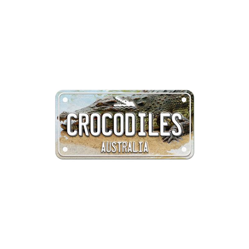 Number Plate Magnet - Crocodiles Image