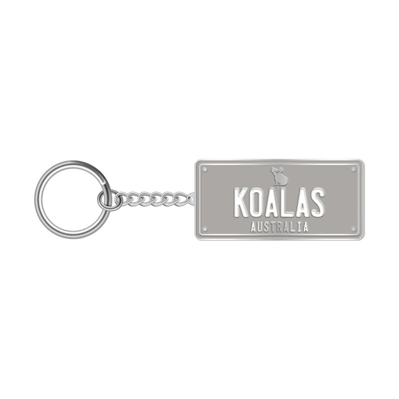 Number Plate Keyring - Koalas