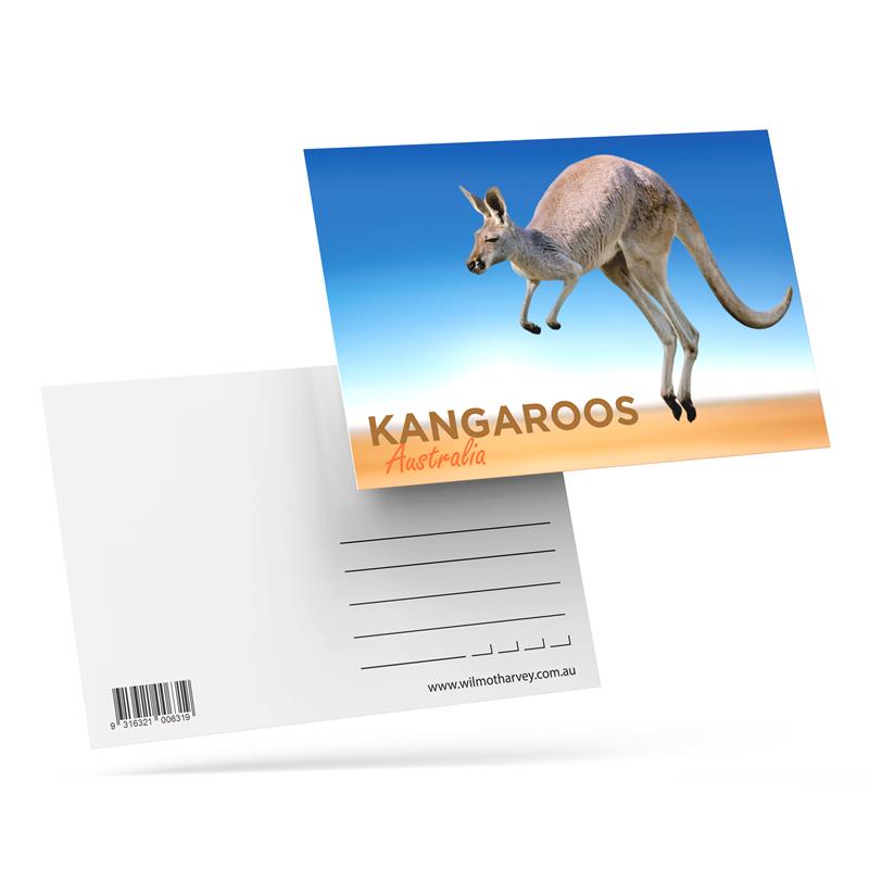 3D Postcard - Kangaroo