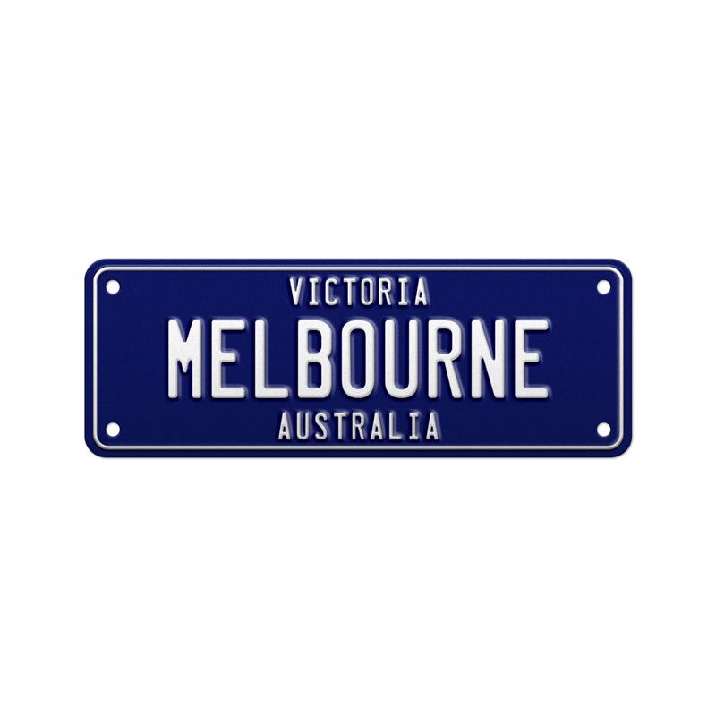 Number Plate Full Size - Melbourne