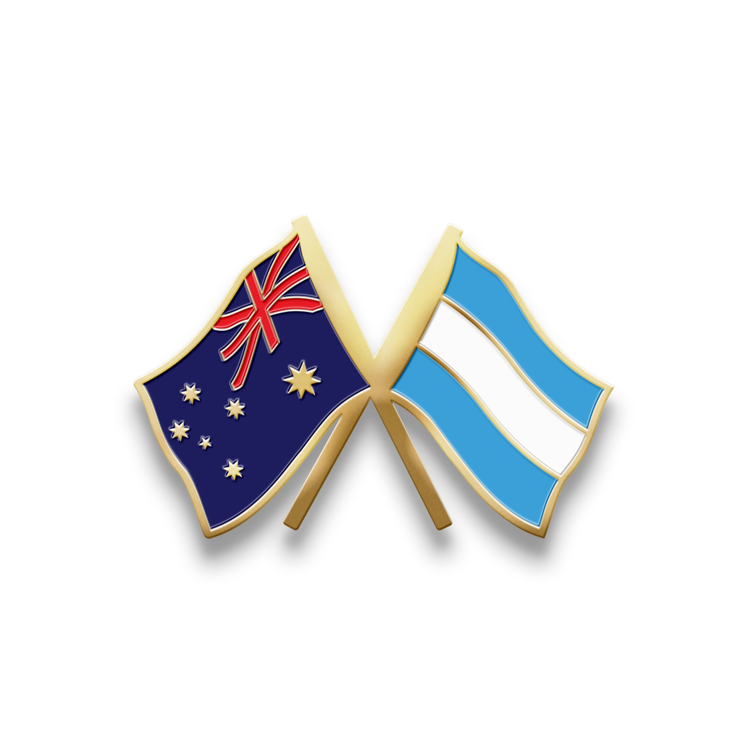 Hat Badge - Australia/Argentina