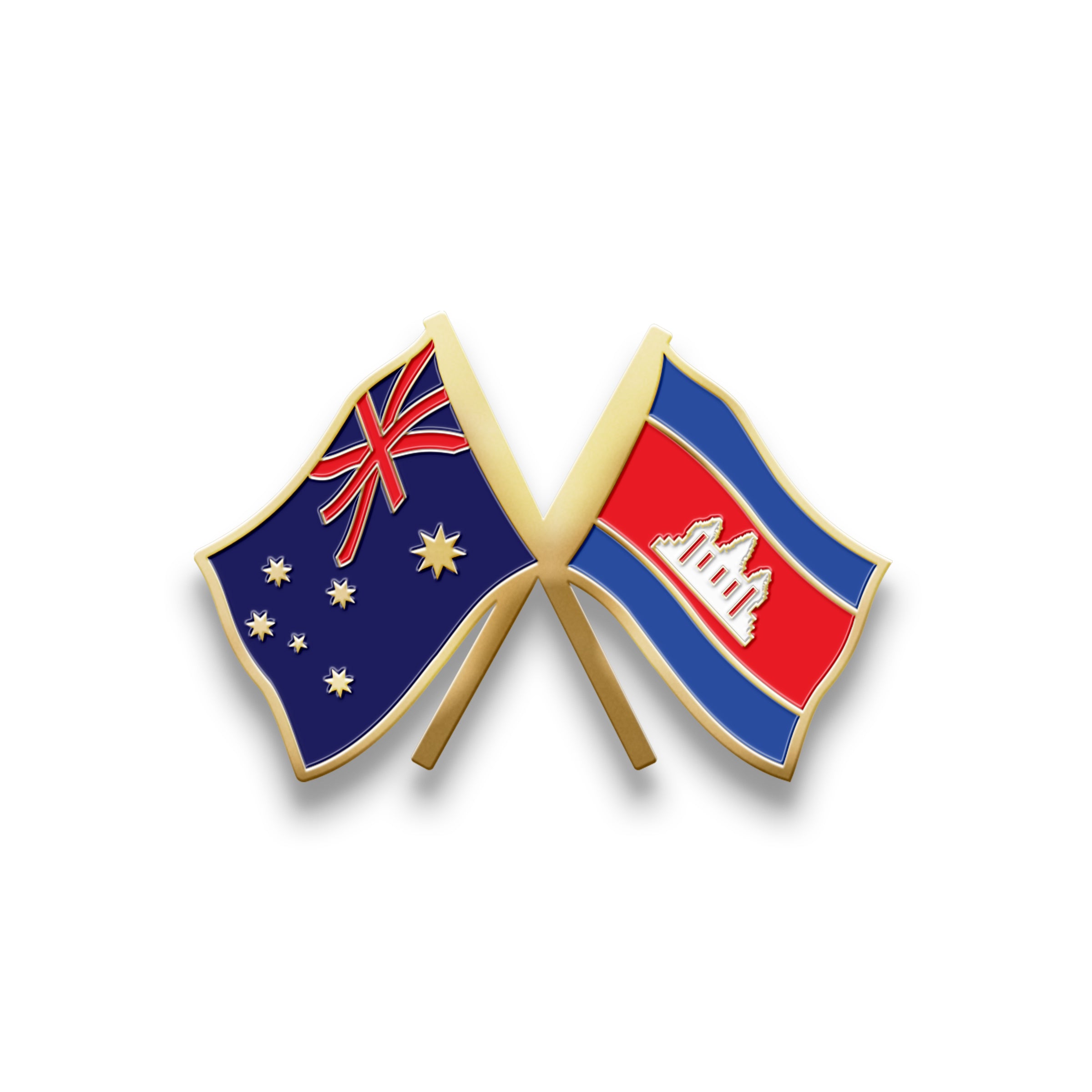 Hat Badge - Australia/Cambodia