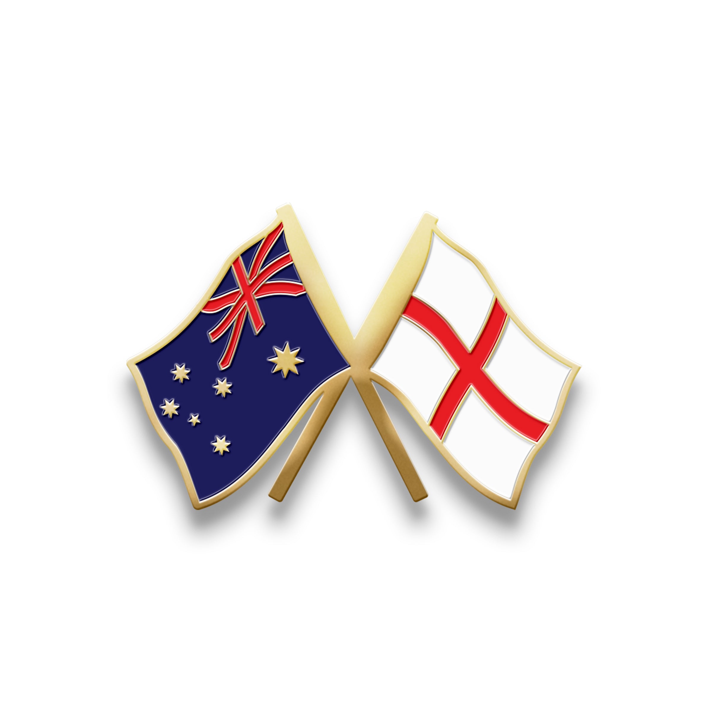 Hat Badge - Australia/England