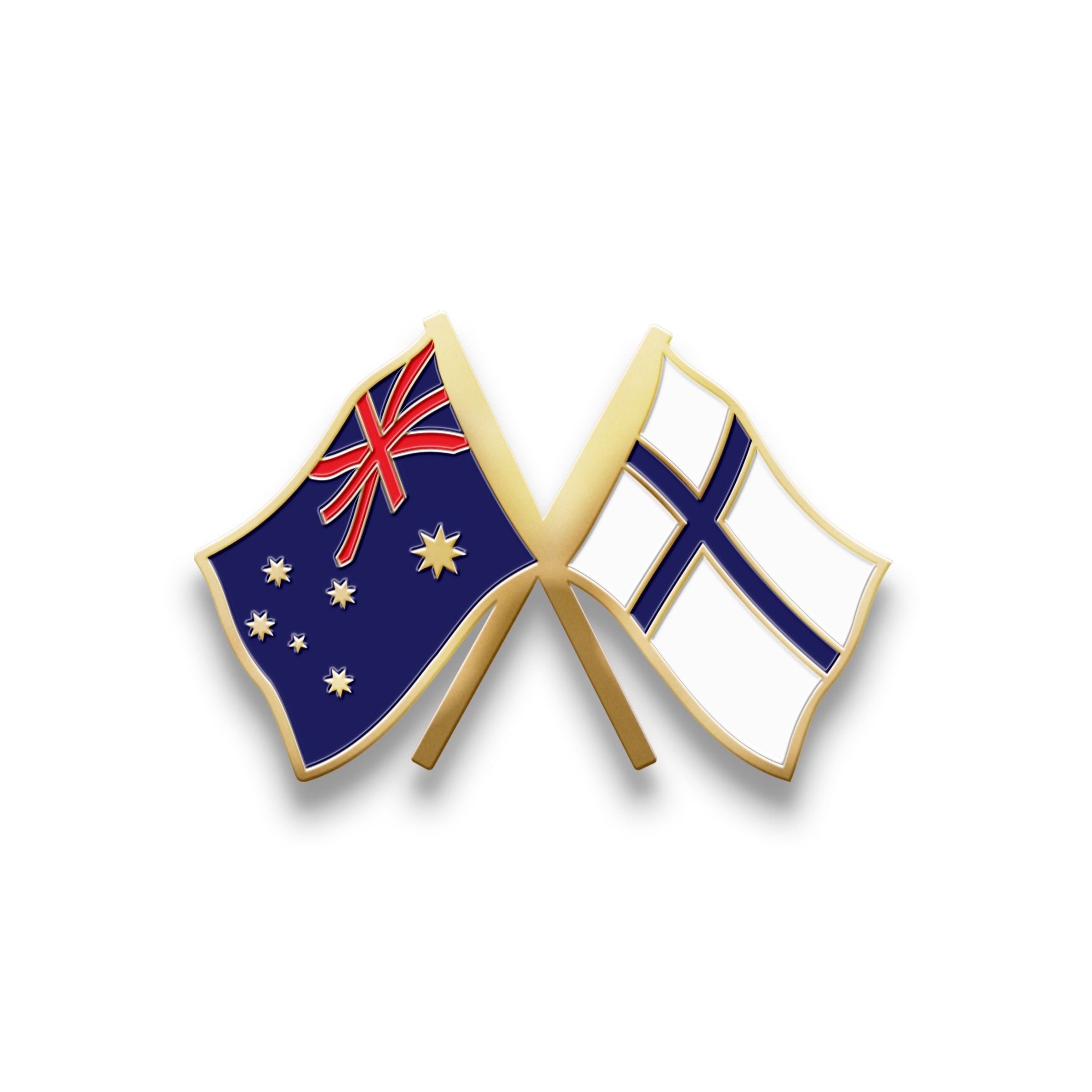 Hat Badge - Australia/Finland