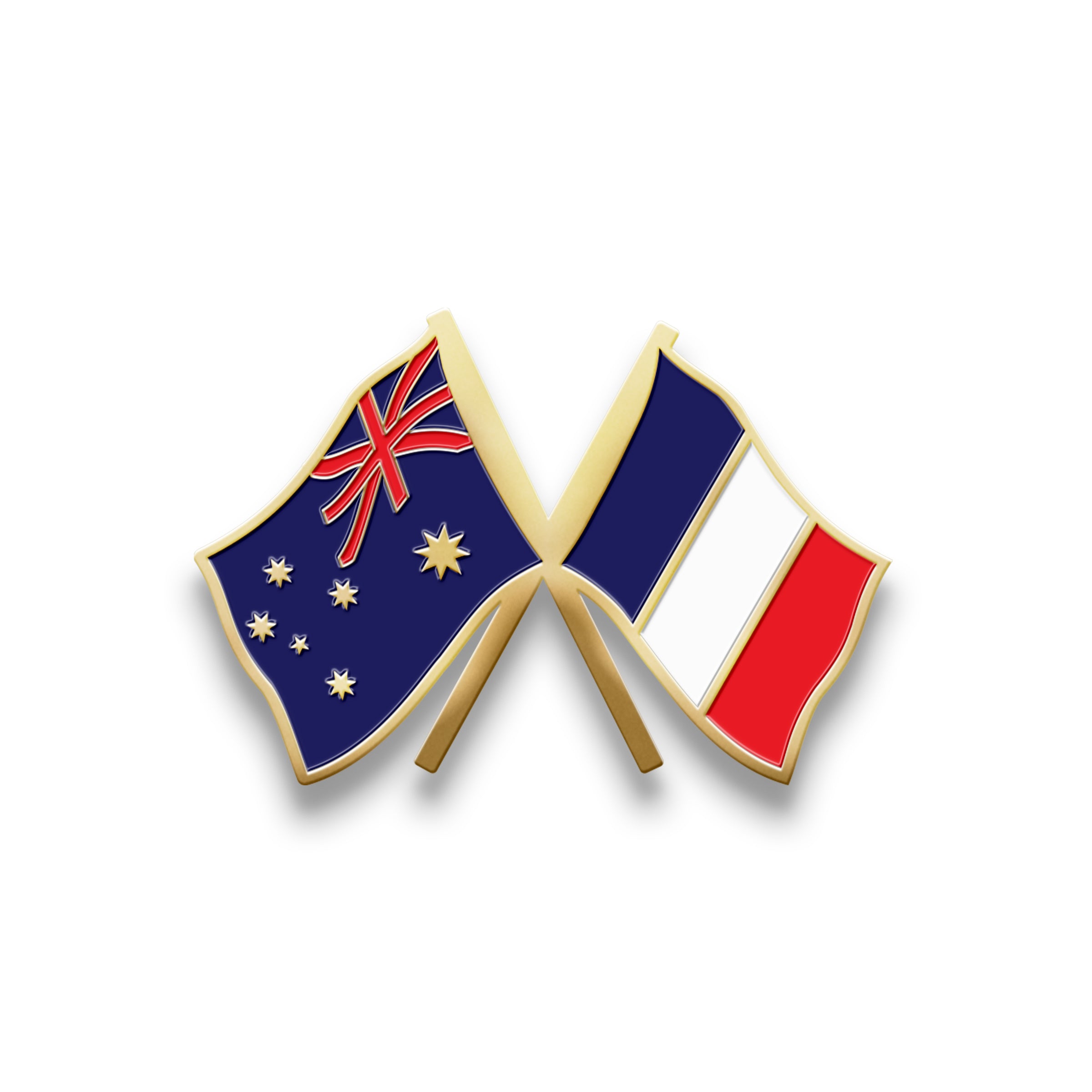 Hat Badge - Australia/France