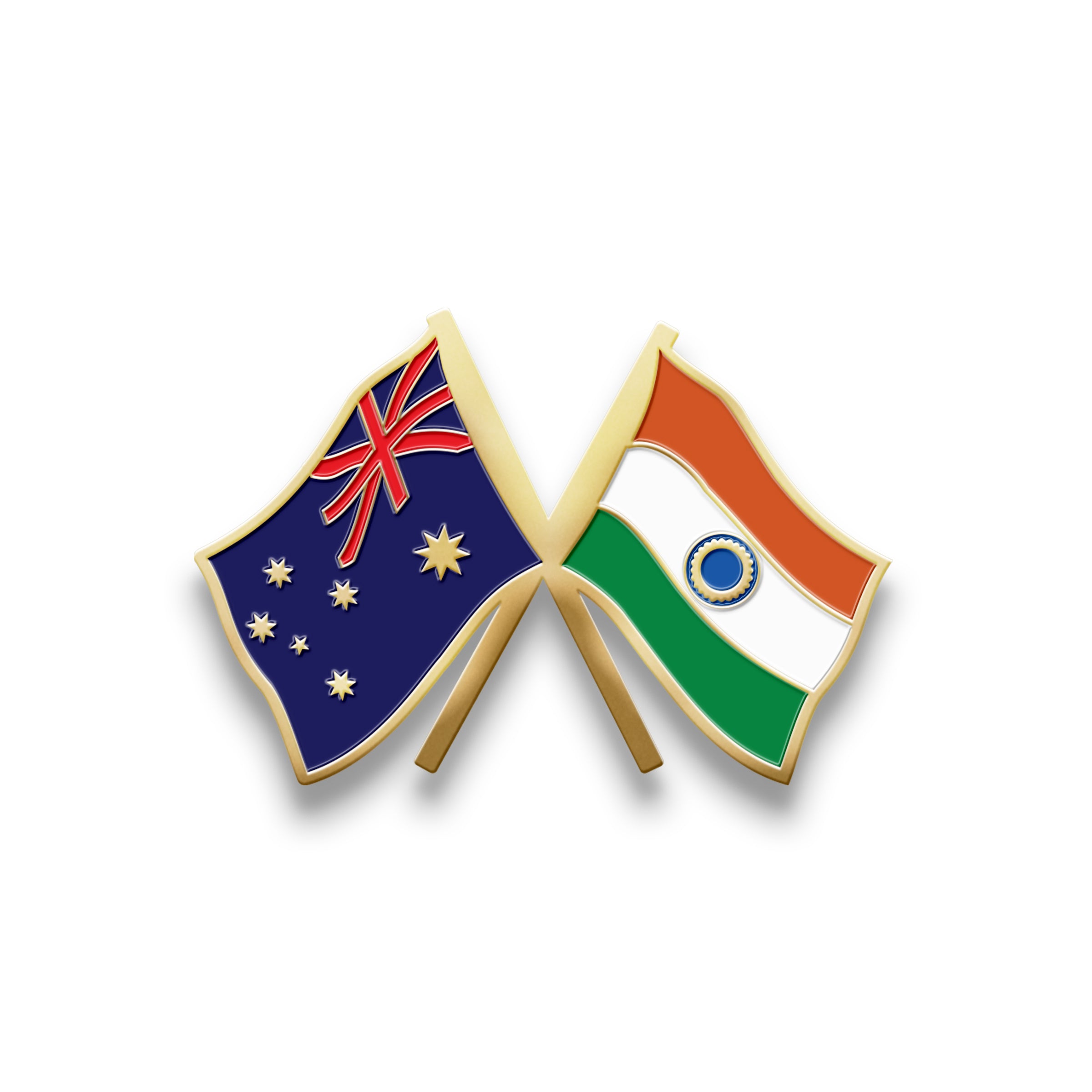 Hat Badge - Australia/India