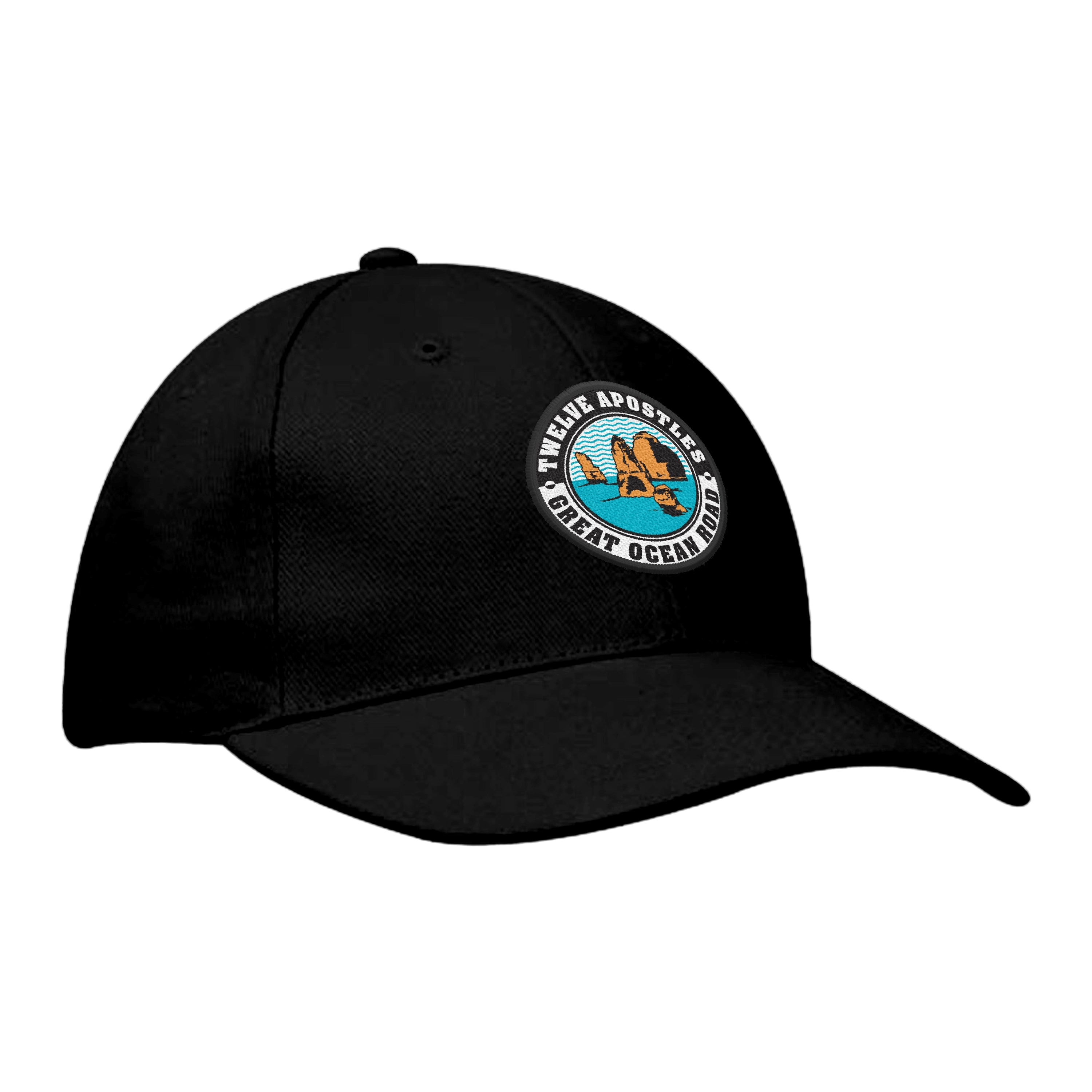 Cap Heavy Brushed Cotton - Great Ocean Road Woven Patch applied