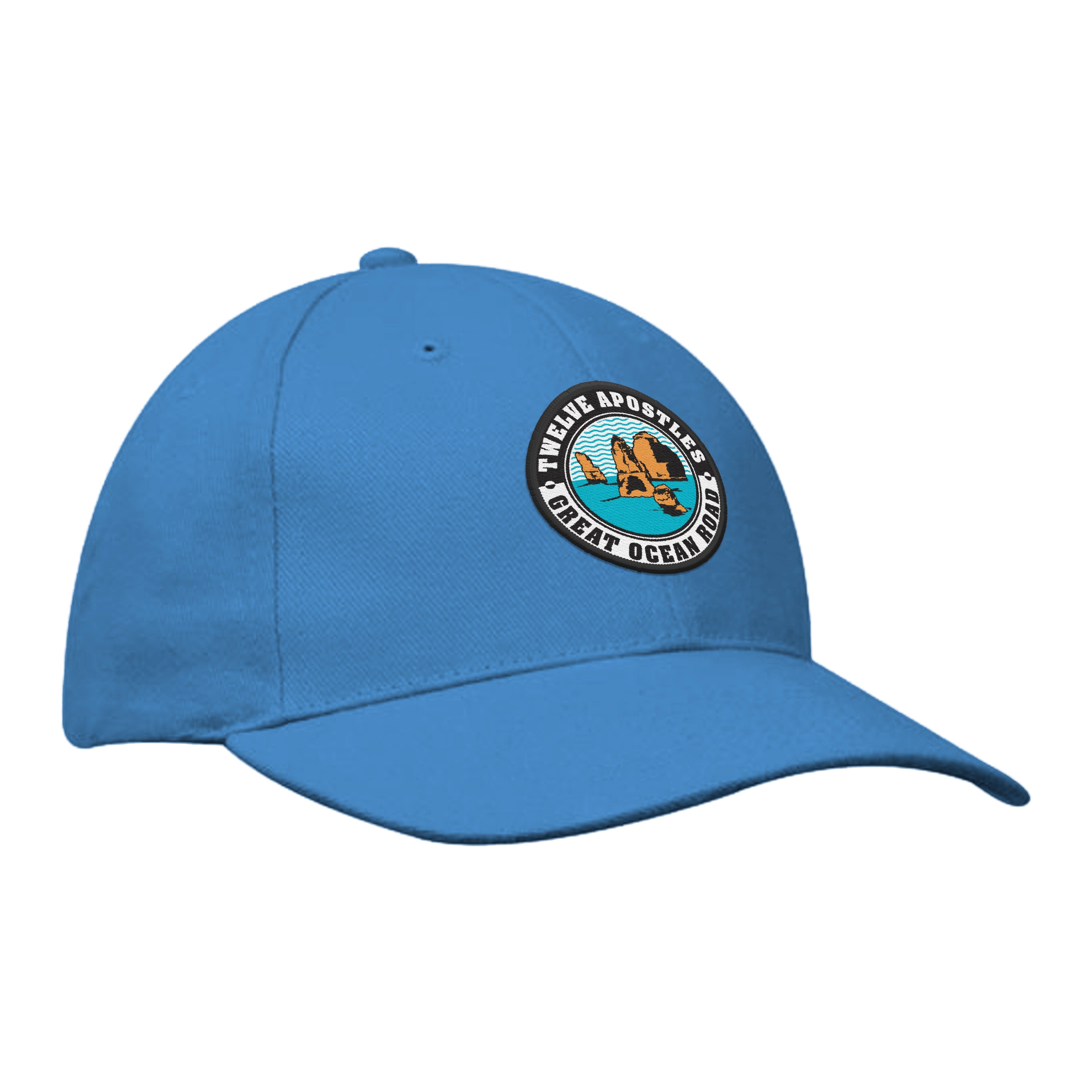 Cap Heavy Brushed Cotton - Great Ocean Road Woven Patch applied