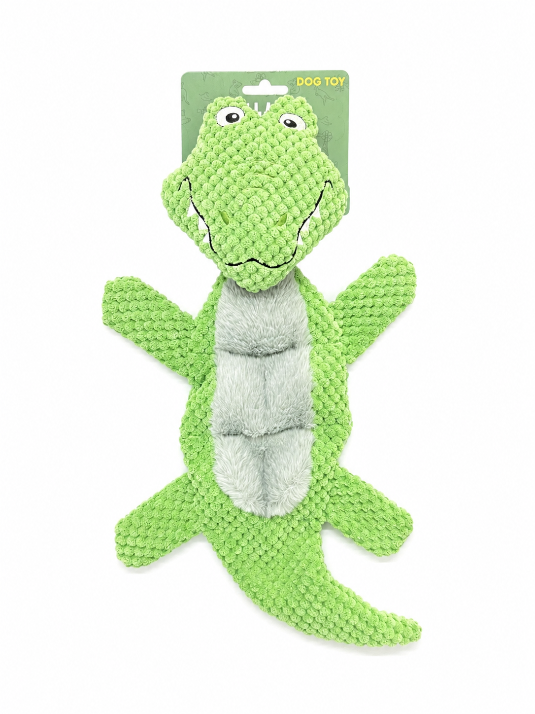 Plush Crocodile Squeaky Dog Toy
