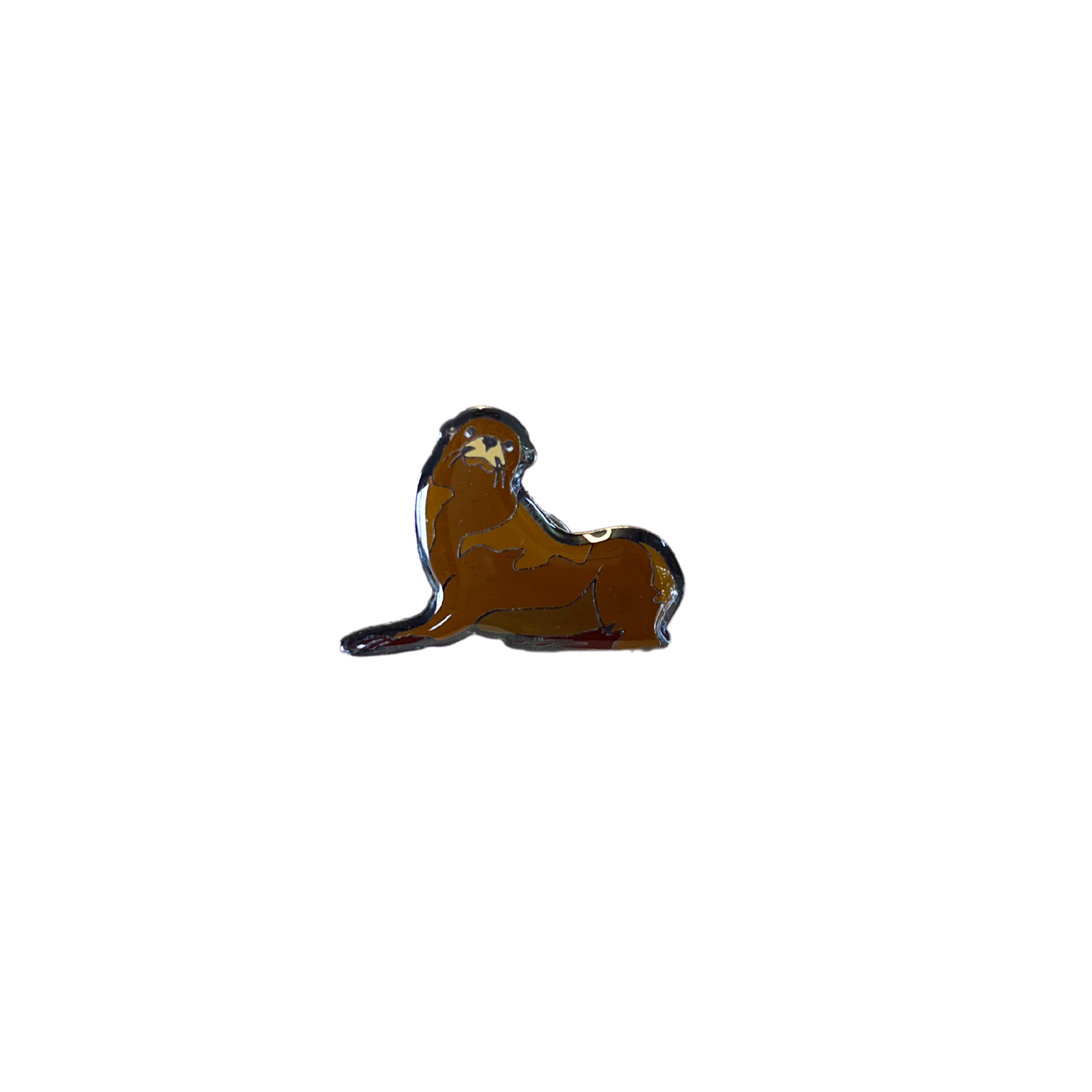 Hat Badge - Brown Seal