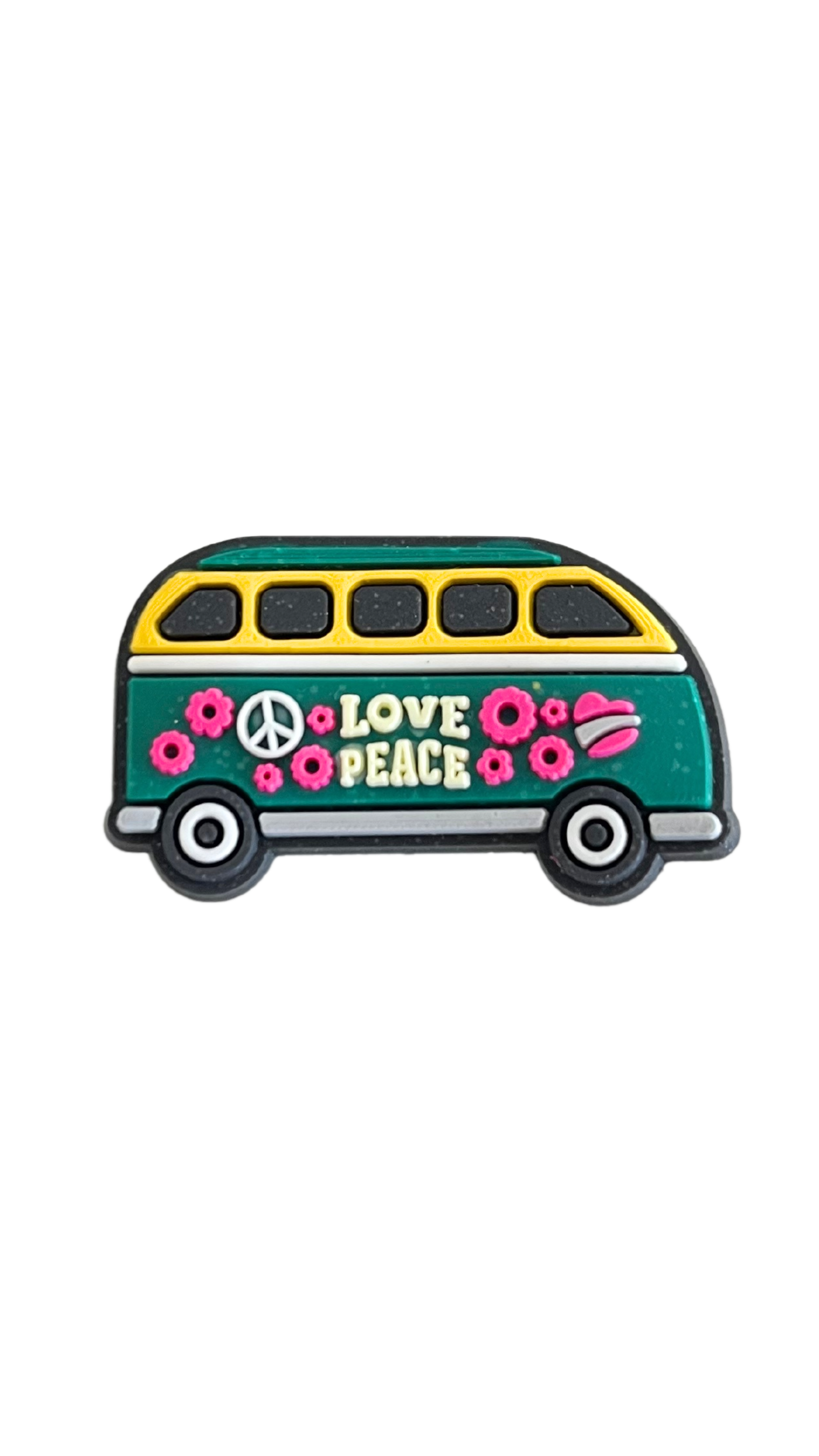 Shoe Charm - Kombi Van Peace and Love