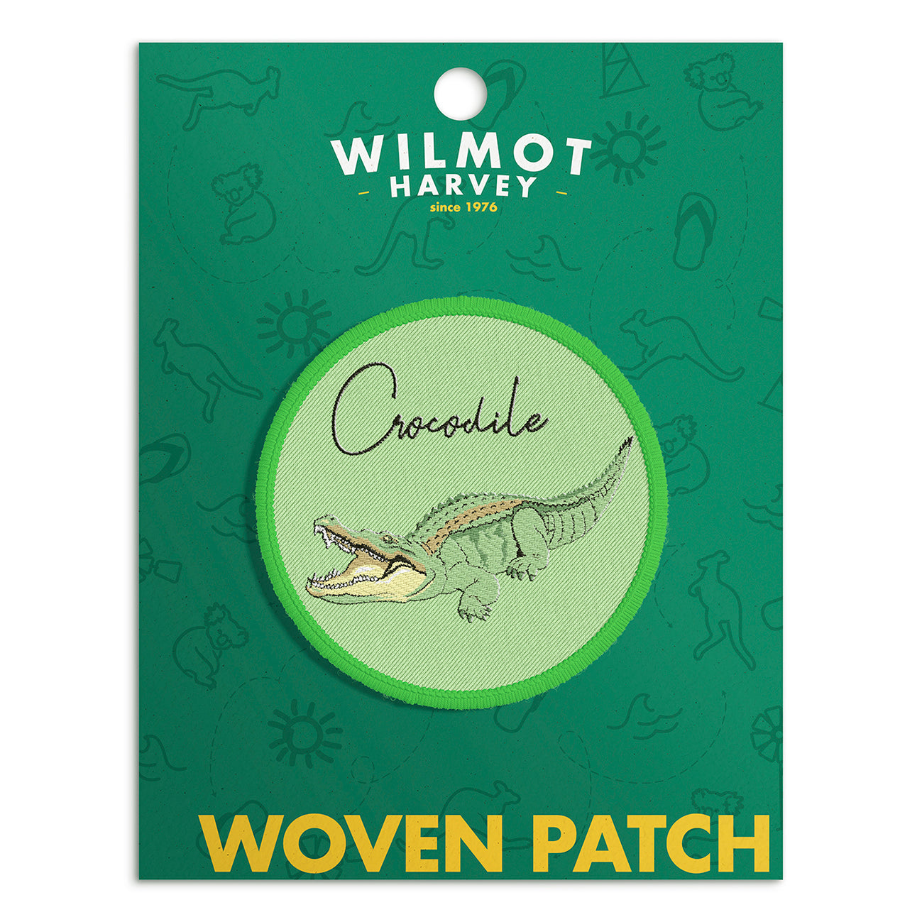 Woven Patch - Crocodile - Wilmot Harvey