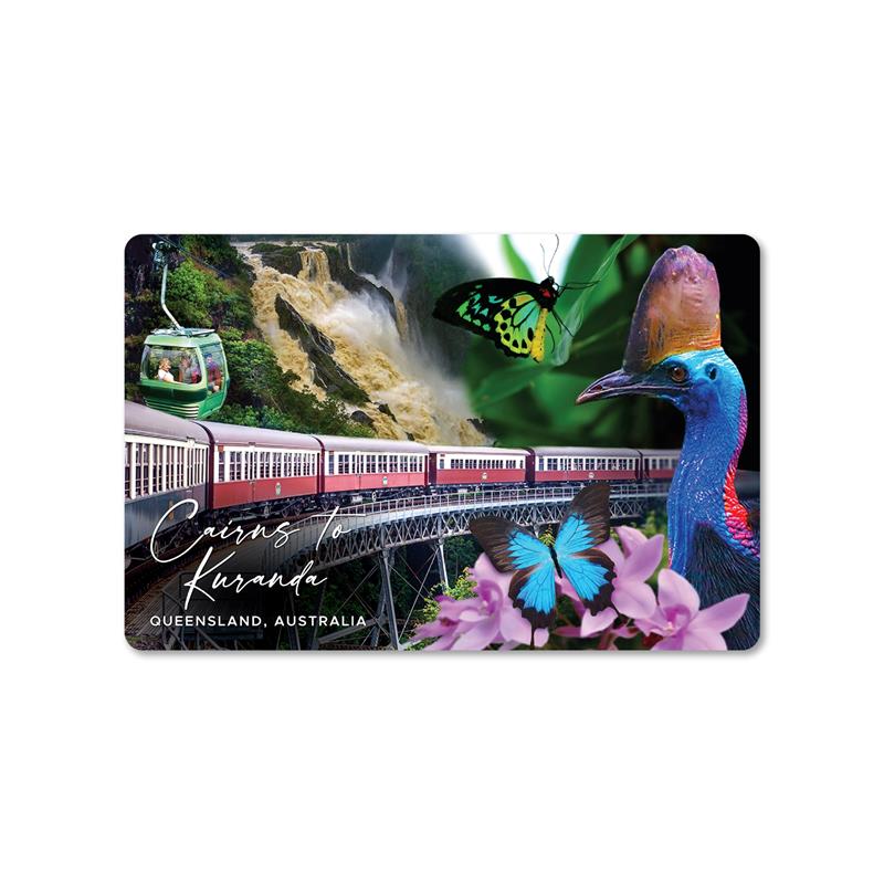 Fridge Magnet - Cairns to Kuranda - Wilmot Harvey