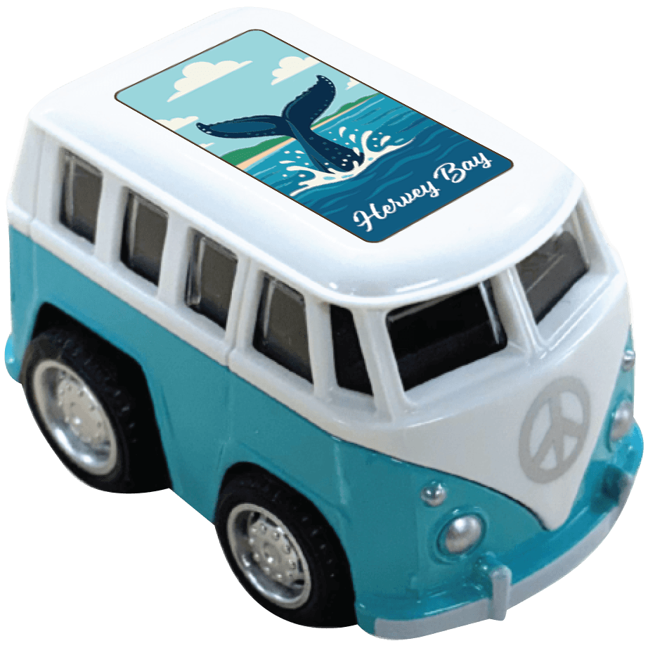 Diecast Pullback Kombi Van - Hervey Bay