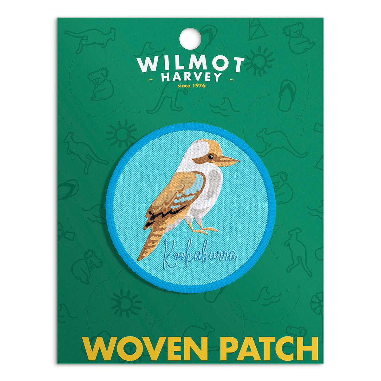Woven Patch - Kookaburra - Wilmot Harvey