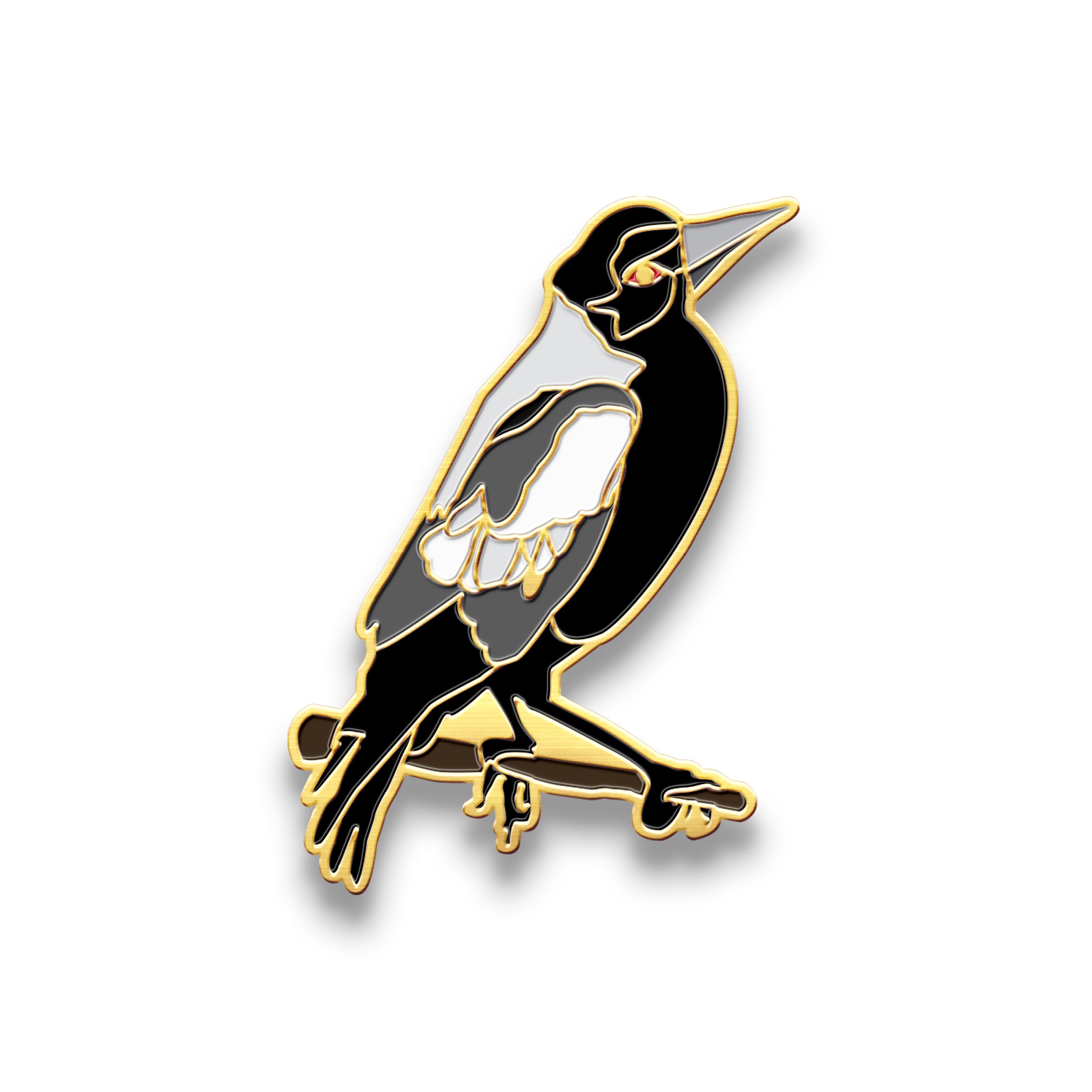 Hat Badge - Magpie
