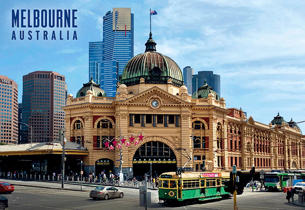 3D Postcard - Flinders Street Station