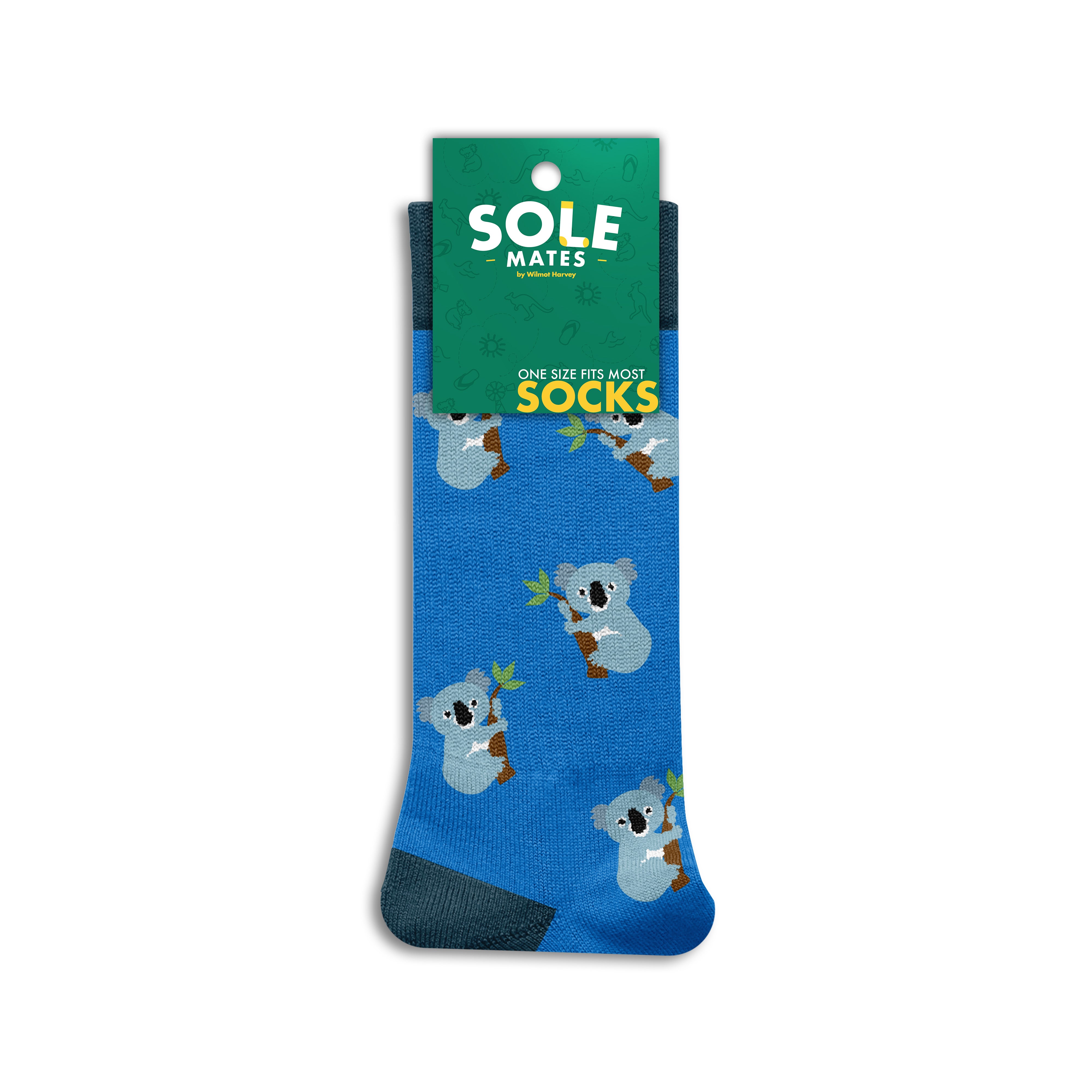 Sole Mates Socks - Koala Blue - Wilmot Harvey