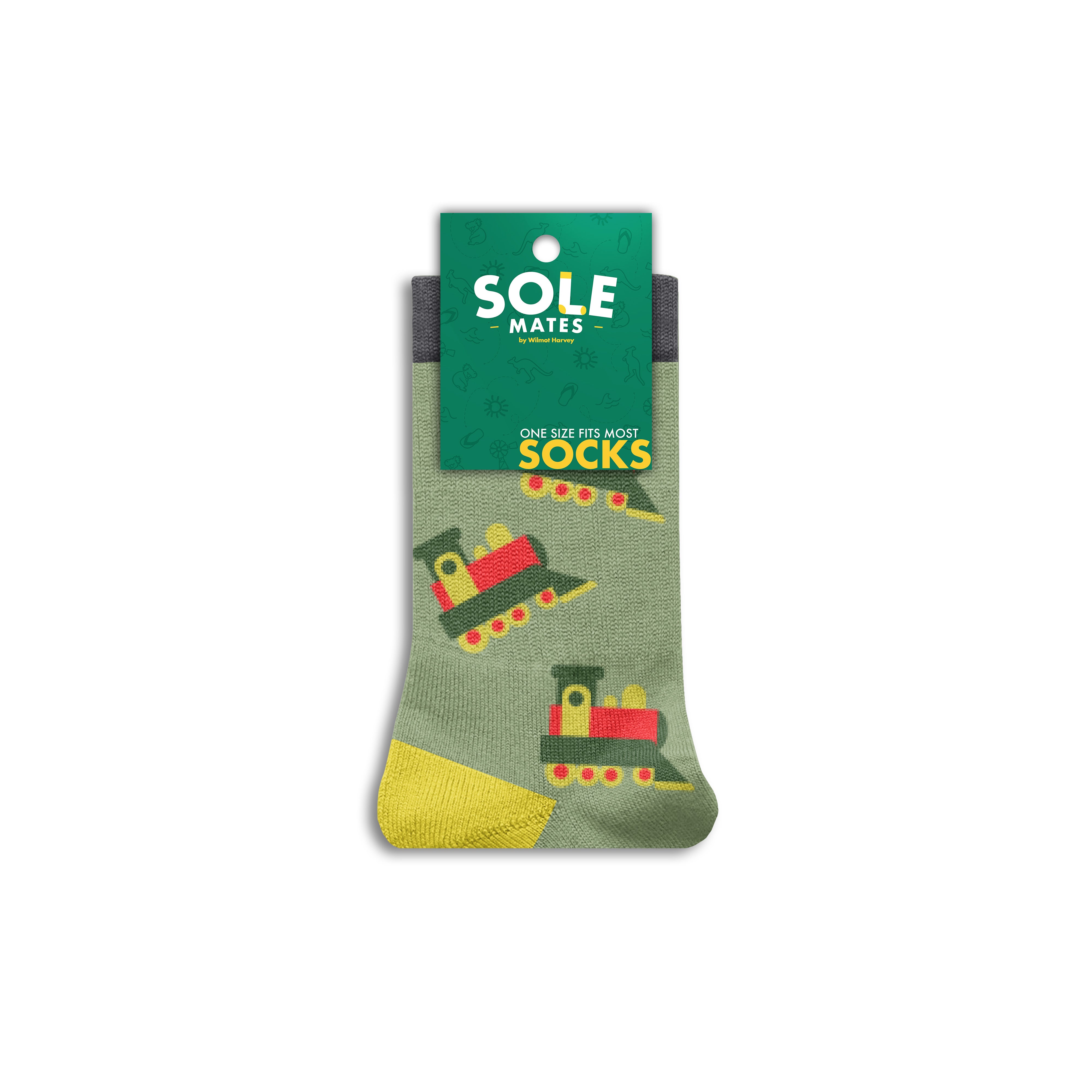 Sole Mates Socks - Kid's Train - Wilmot Harvey