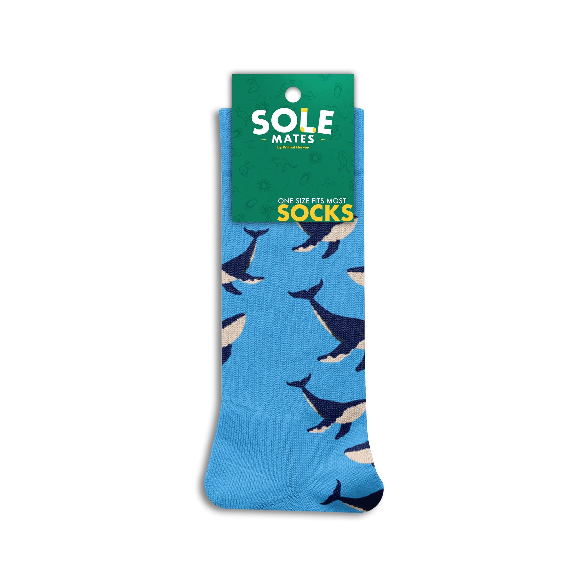 Sole Mates Socks - Humpback Whale - Wilmot Harvey