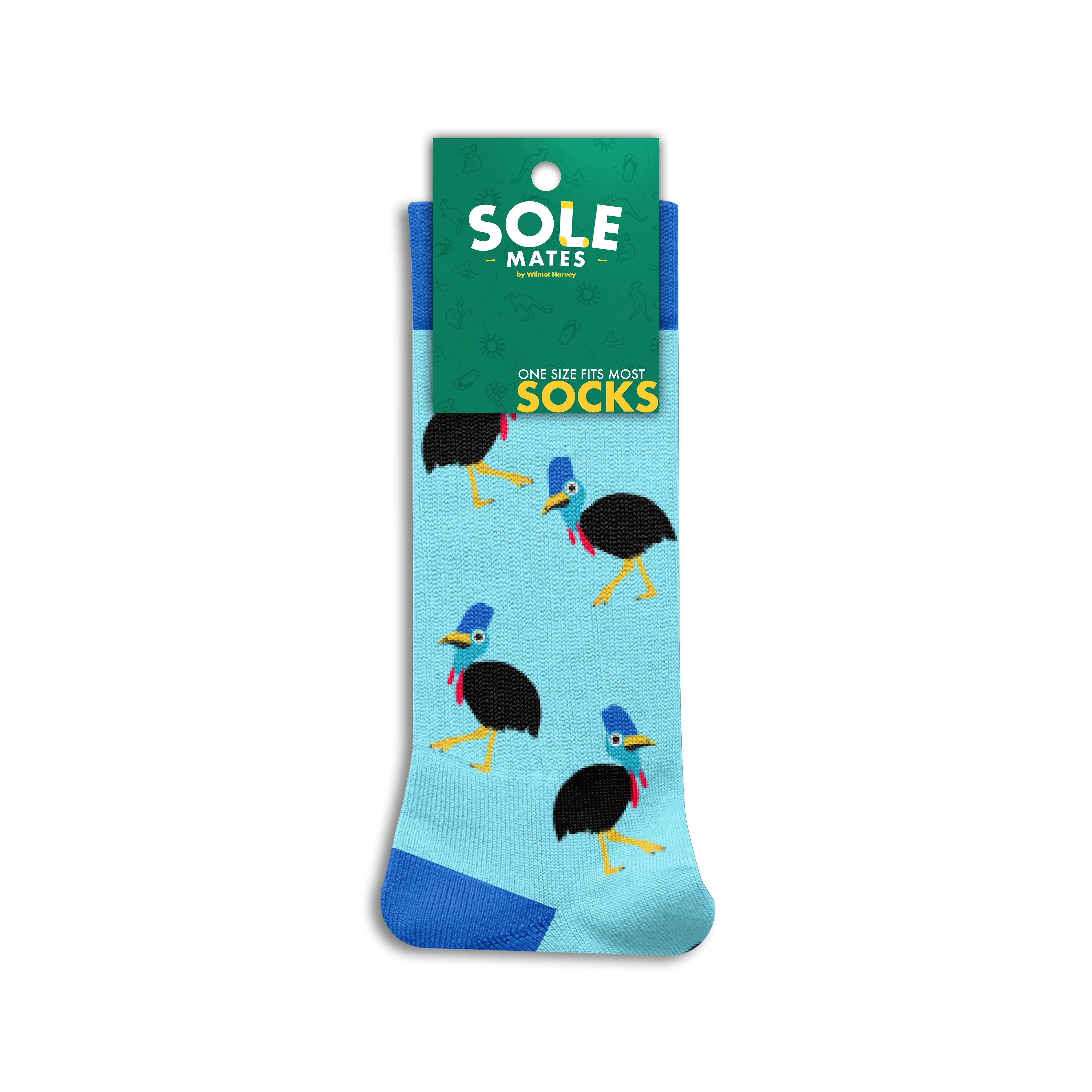 Sole Mates Socks - Cassowary - Wilmot Harvey