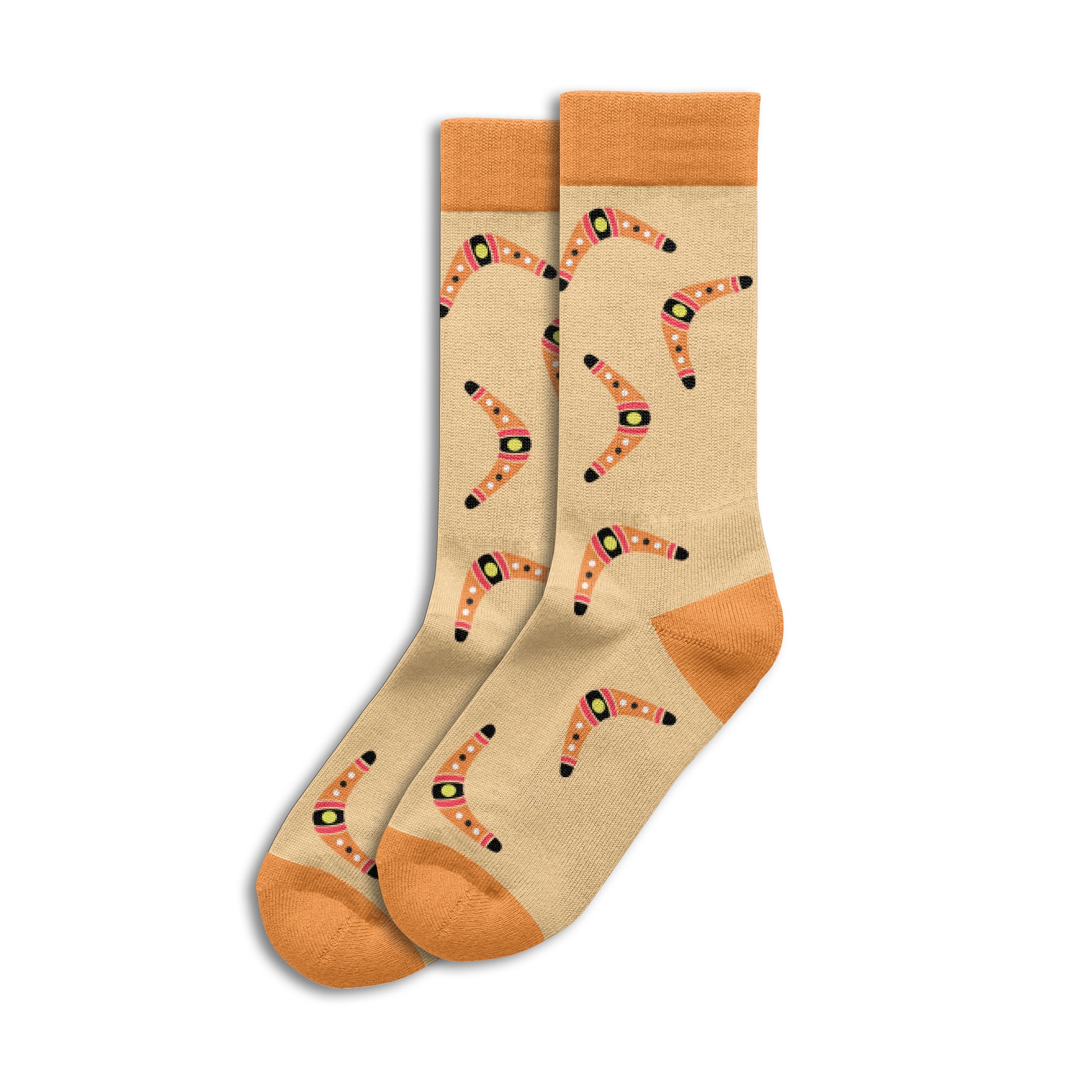 Sole Mates Socks - Boomerang Cream - Wilmot Harvey