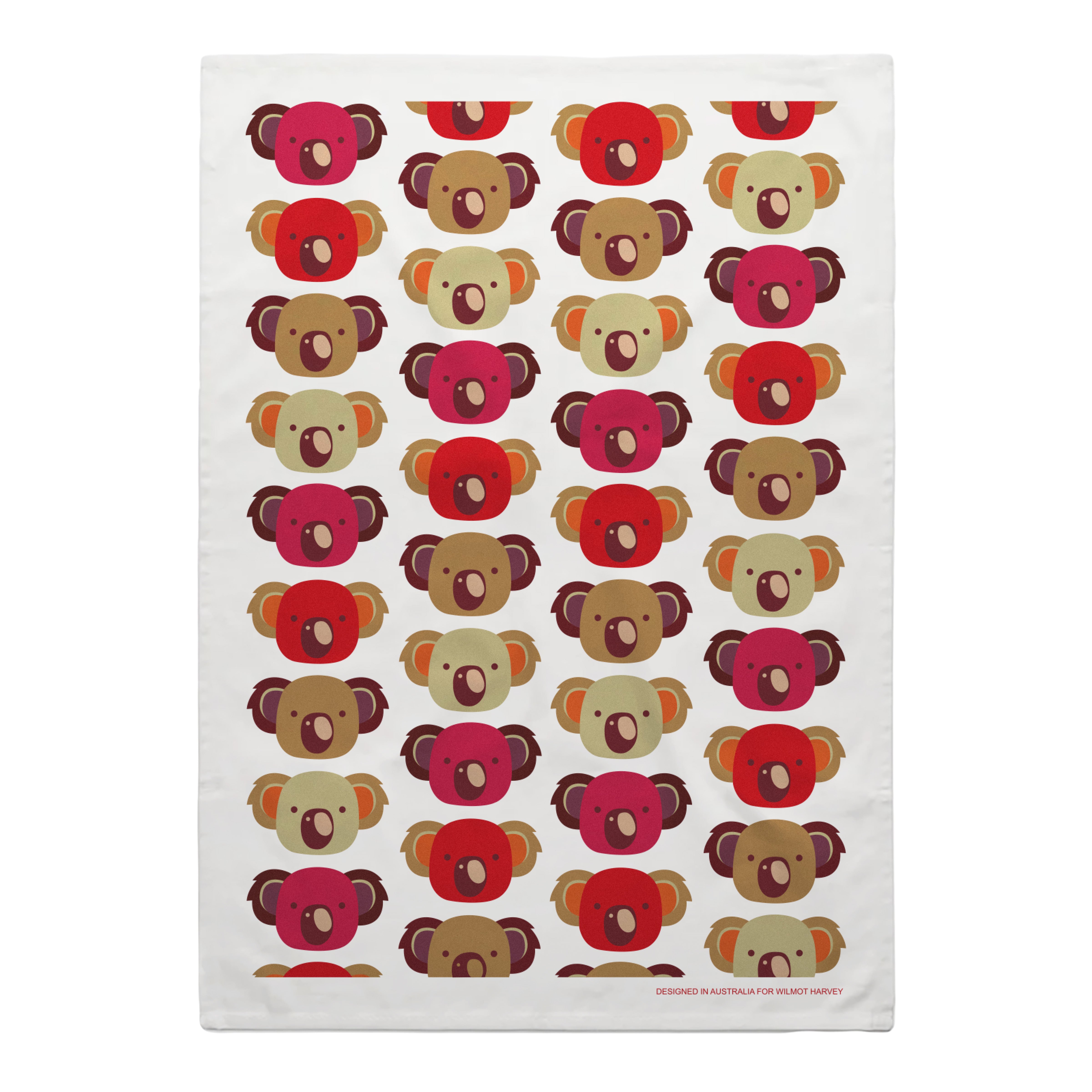 Tea Towel - Koala Head - Wilmot Harvey