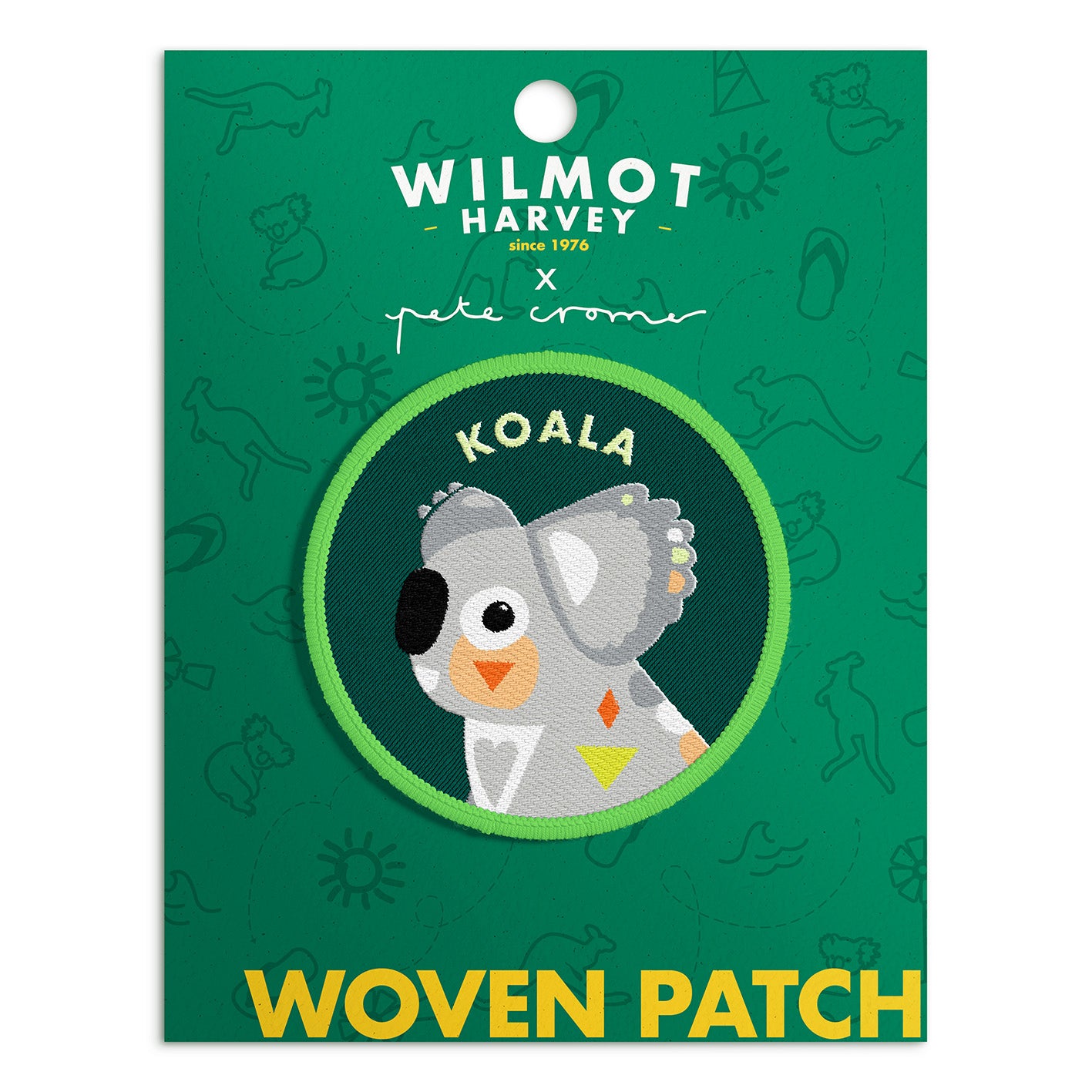 Pete Cromer Woven Patch - Koala - Wilmot Harvey