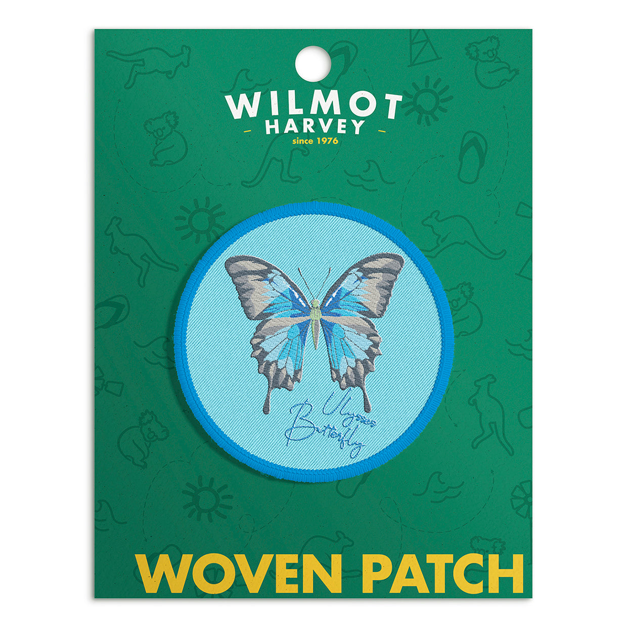 Woven Patch - Ulysses Butterfly