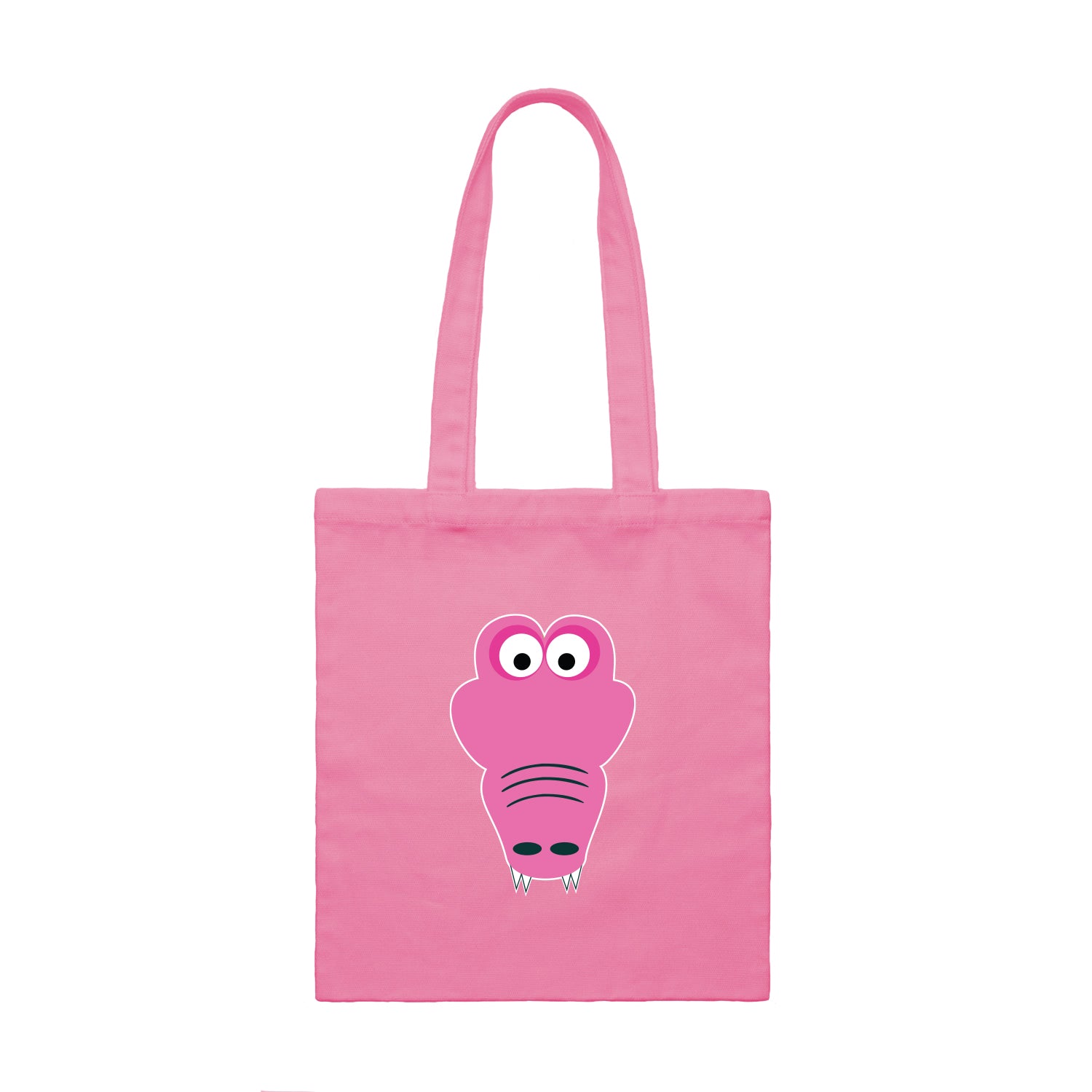 Tote/Kid's Book Bag - Crocodile Pink
