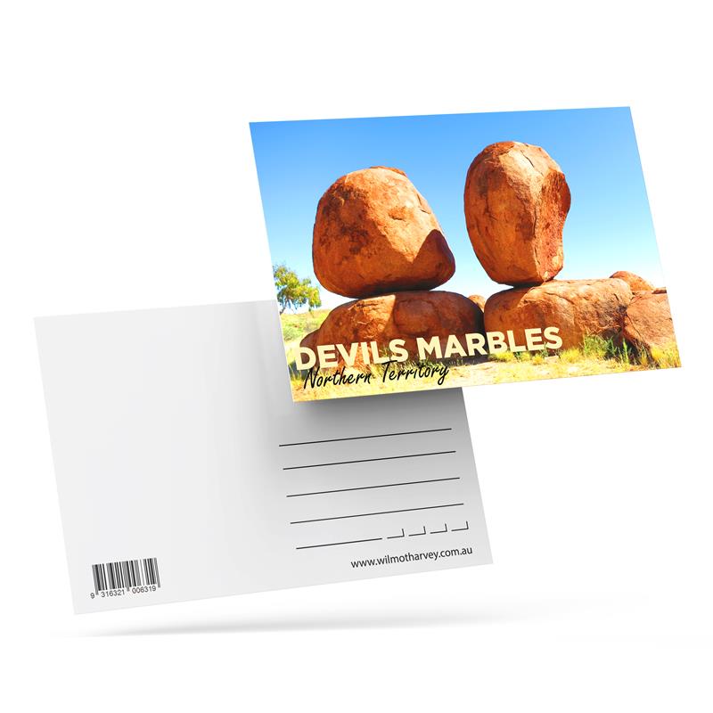 3D Postcard - Devils Marbles