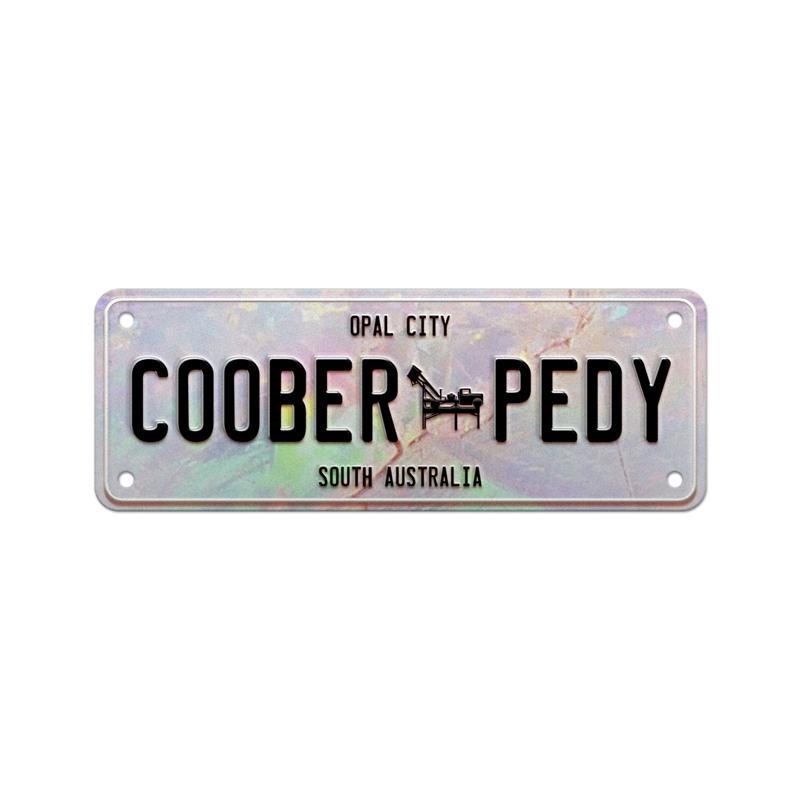Number Plate Full Size - Coober Pedy Opal