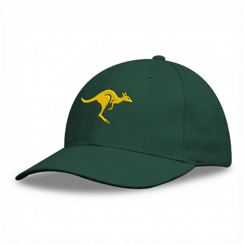 Cap - Kangaroo Green and Gold