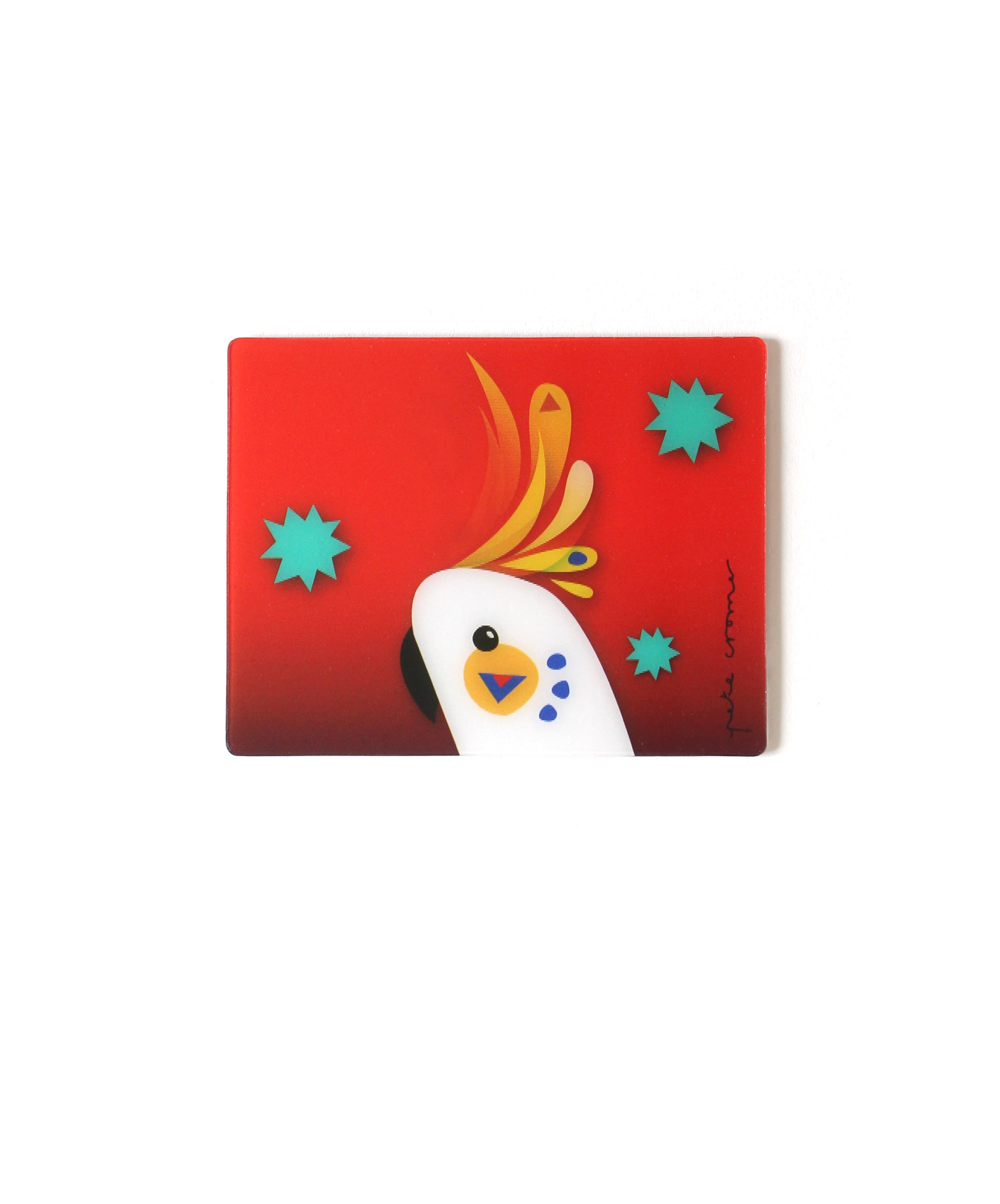 Pete Cromer 3D Magnet - Cockatoo