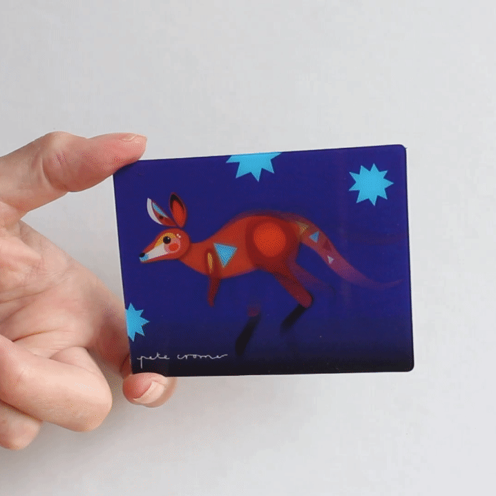 Pete Cromer 3D Keyring - Kangaroo - Wilmot Harvey