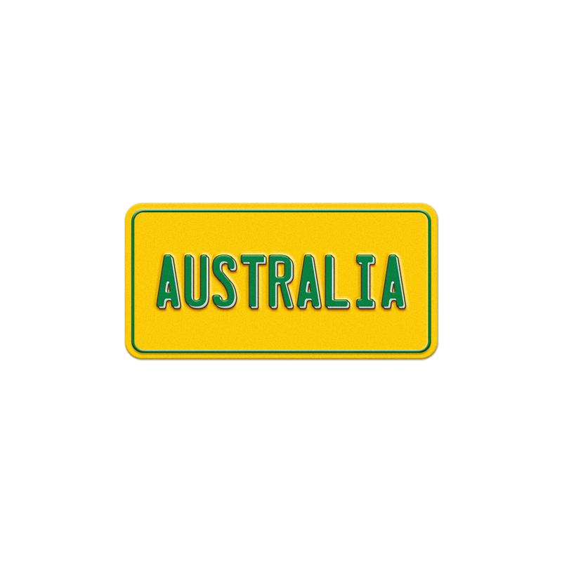 Number Plate Magnet - Australia Gold