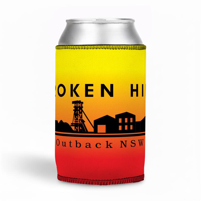 Stubby Holder - Broken Hill Silhouette
