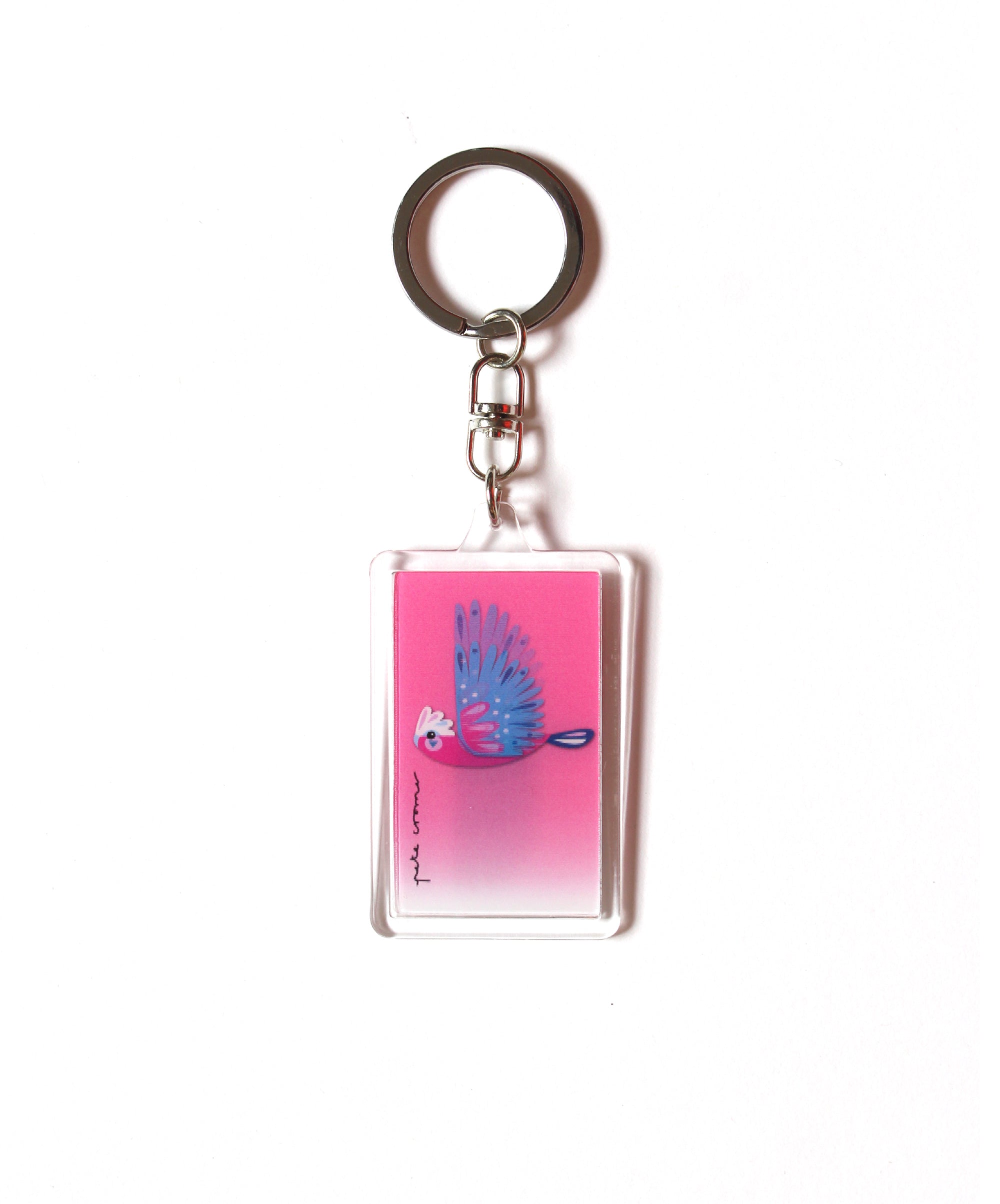 Pete Cromer 3D Keyring - Galah - Wilmot Harvey