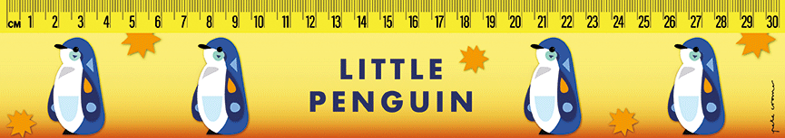 Pete Cromer 3D Ruler - Penguin - Wilmot Harvey