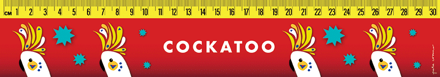 Pete Cromer 3D Ruler - Cockatoo - Wilmot Harvey