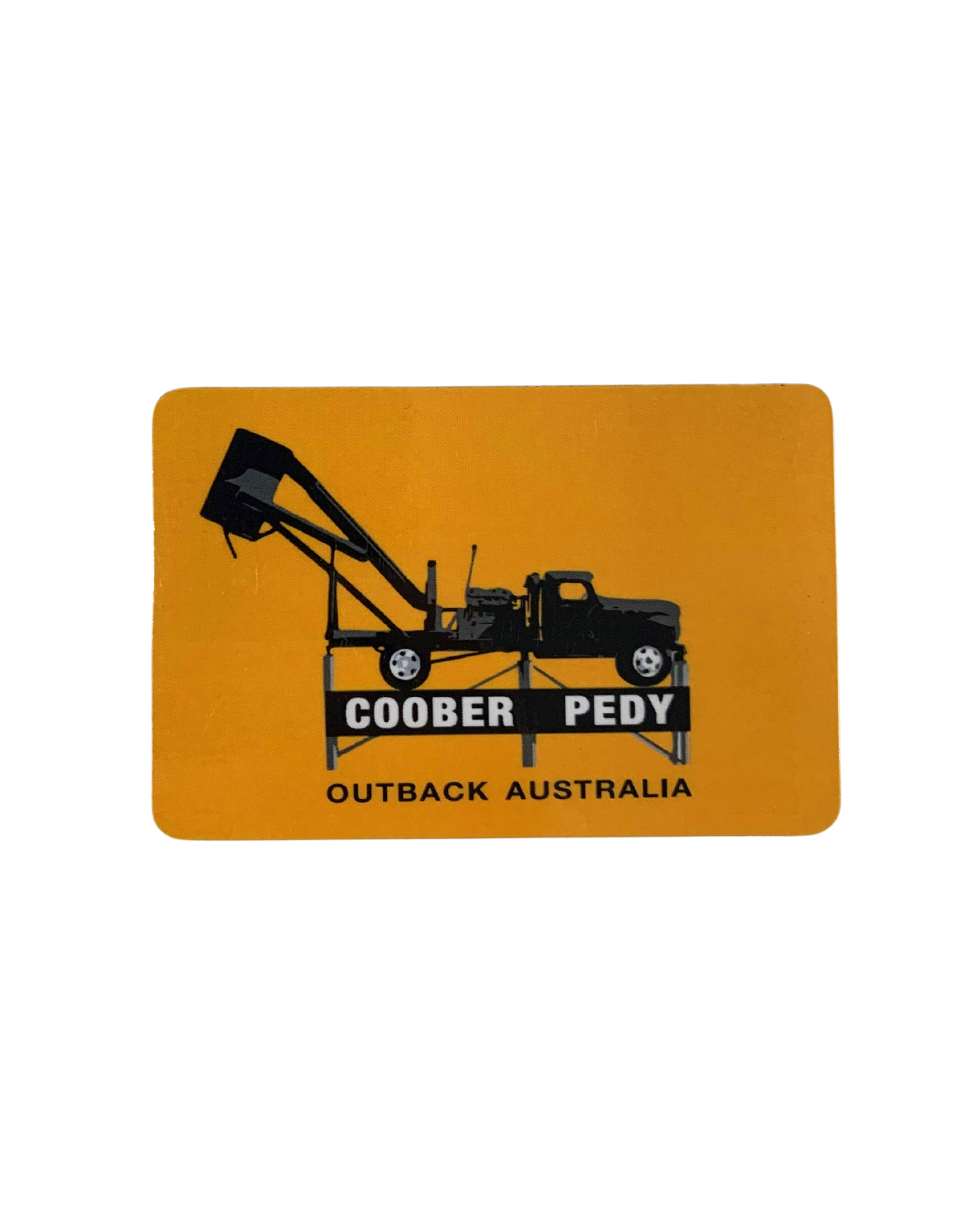 Fridge Magnet - Coober Pedy Blower Yellow - Wilmot Harvey
