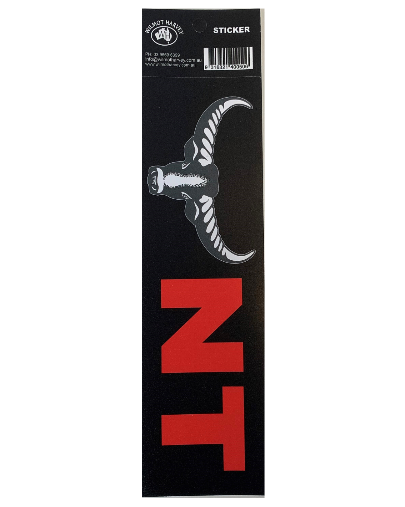 Sticker - NT Bull Black Bumper